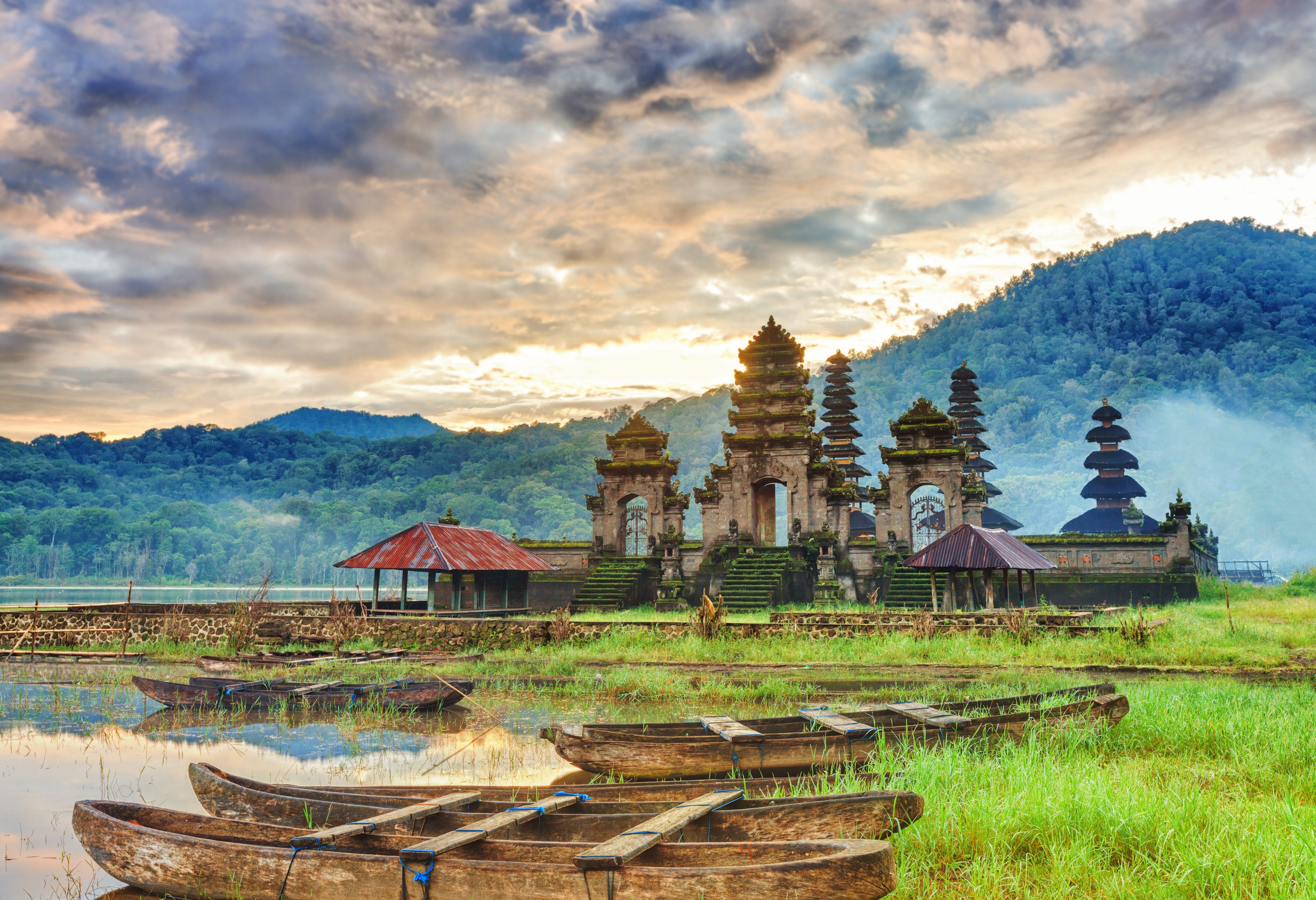 Tamblingan meer bij Munduk Bali