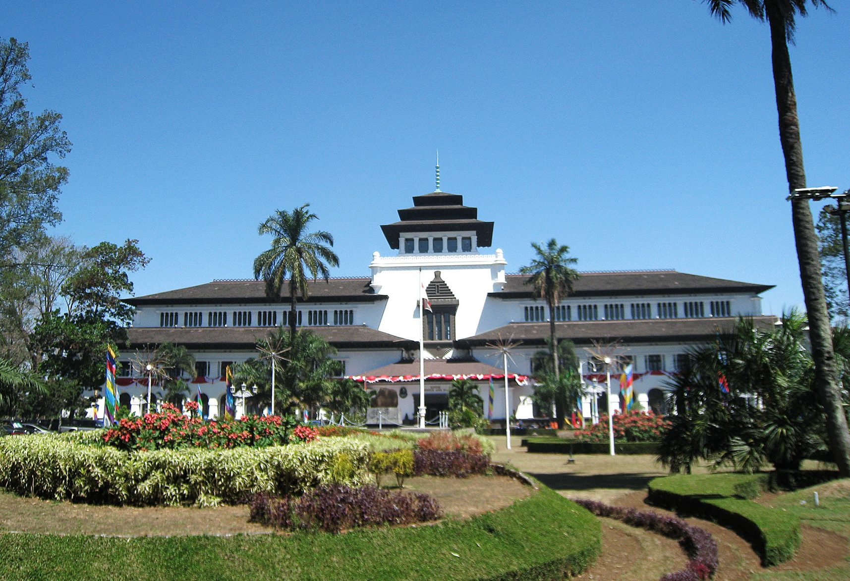 Gedung Sate gebouw in Bandung Java