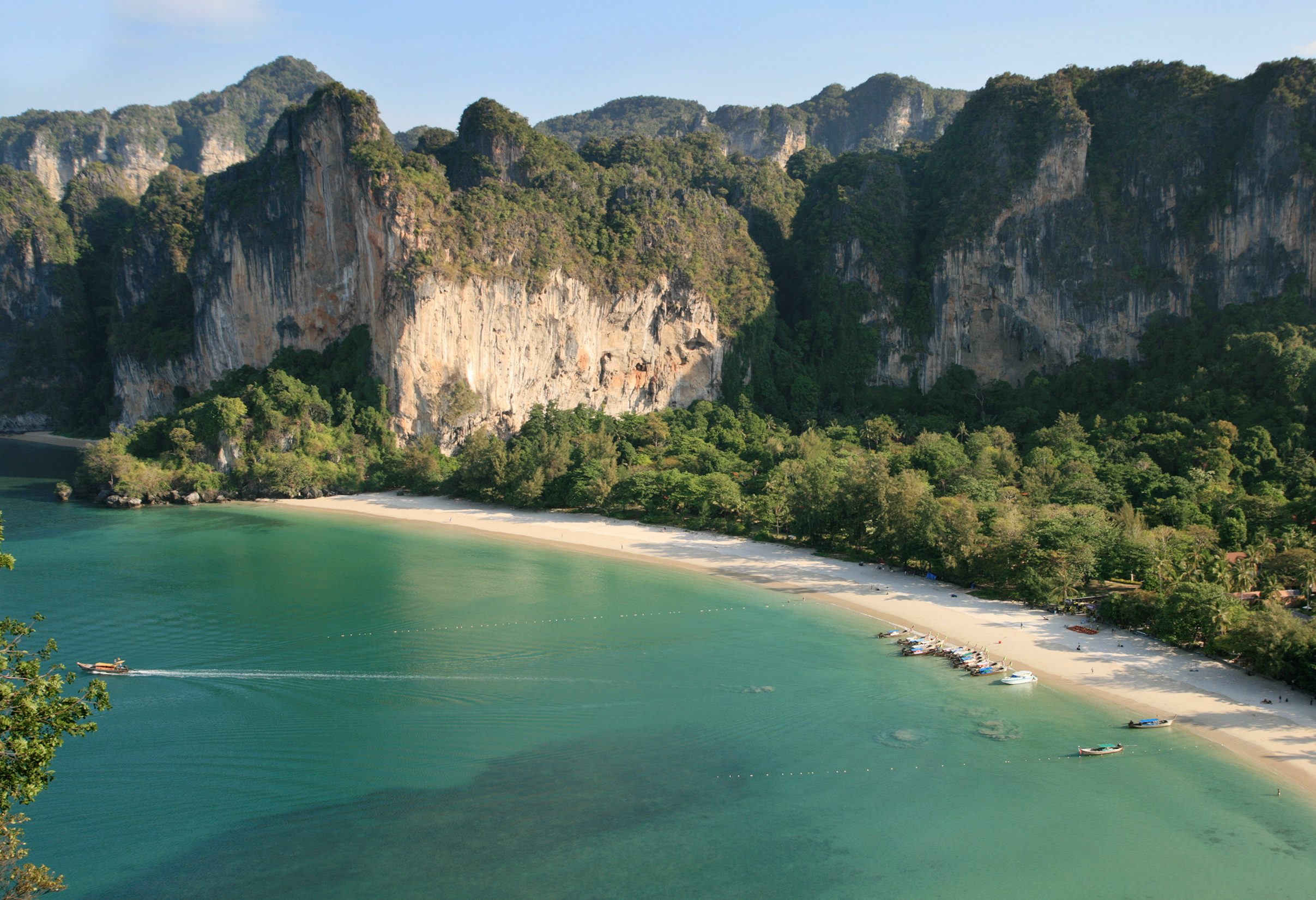 Railay Beach West in Krabi, Thailand