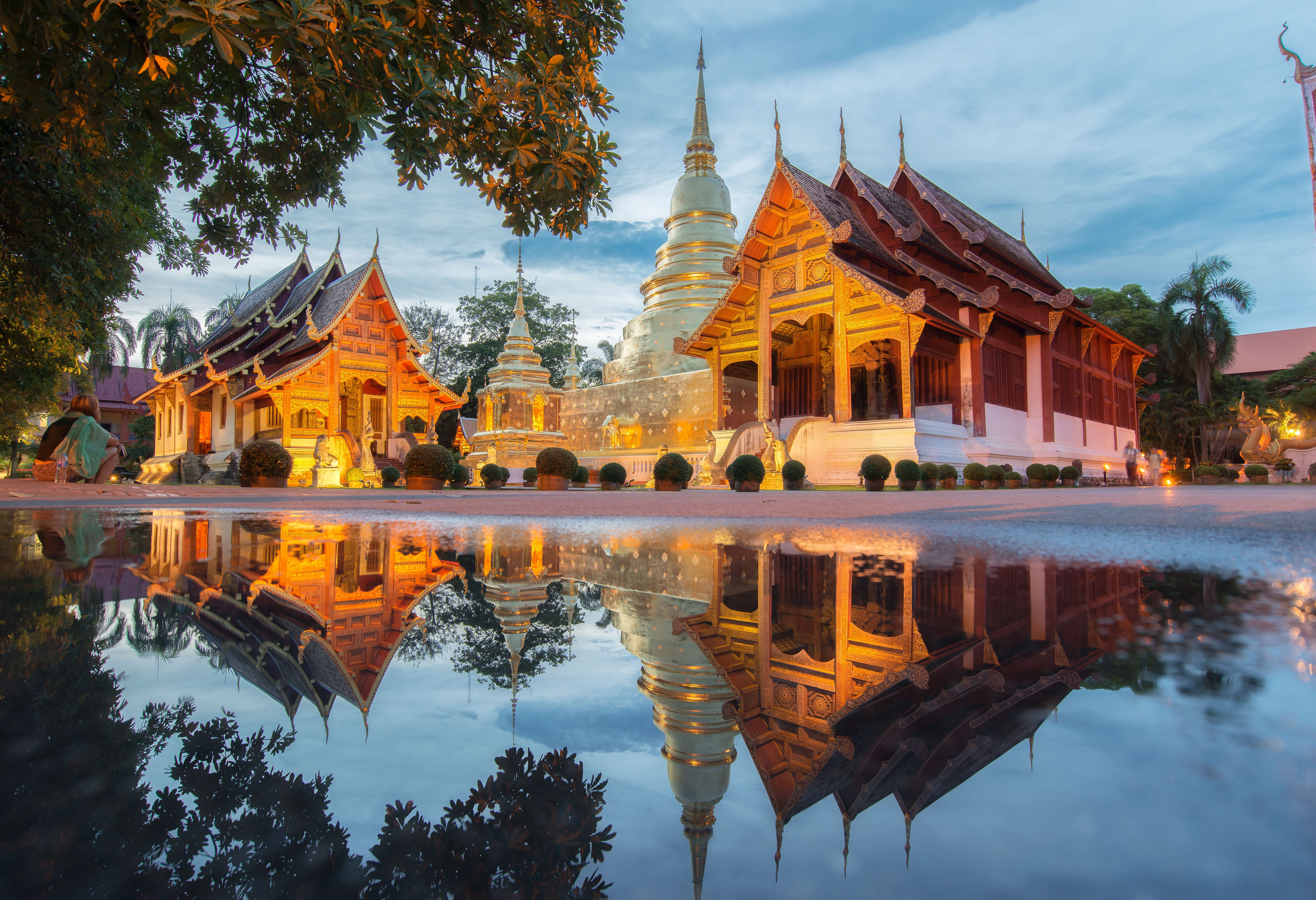 Wat Phra Singh in Chiang Mai, Thailand