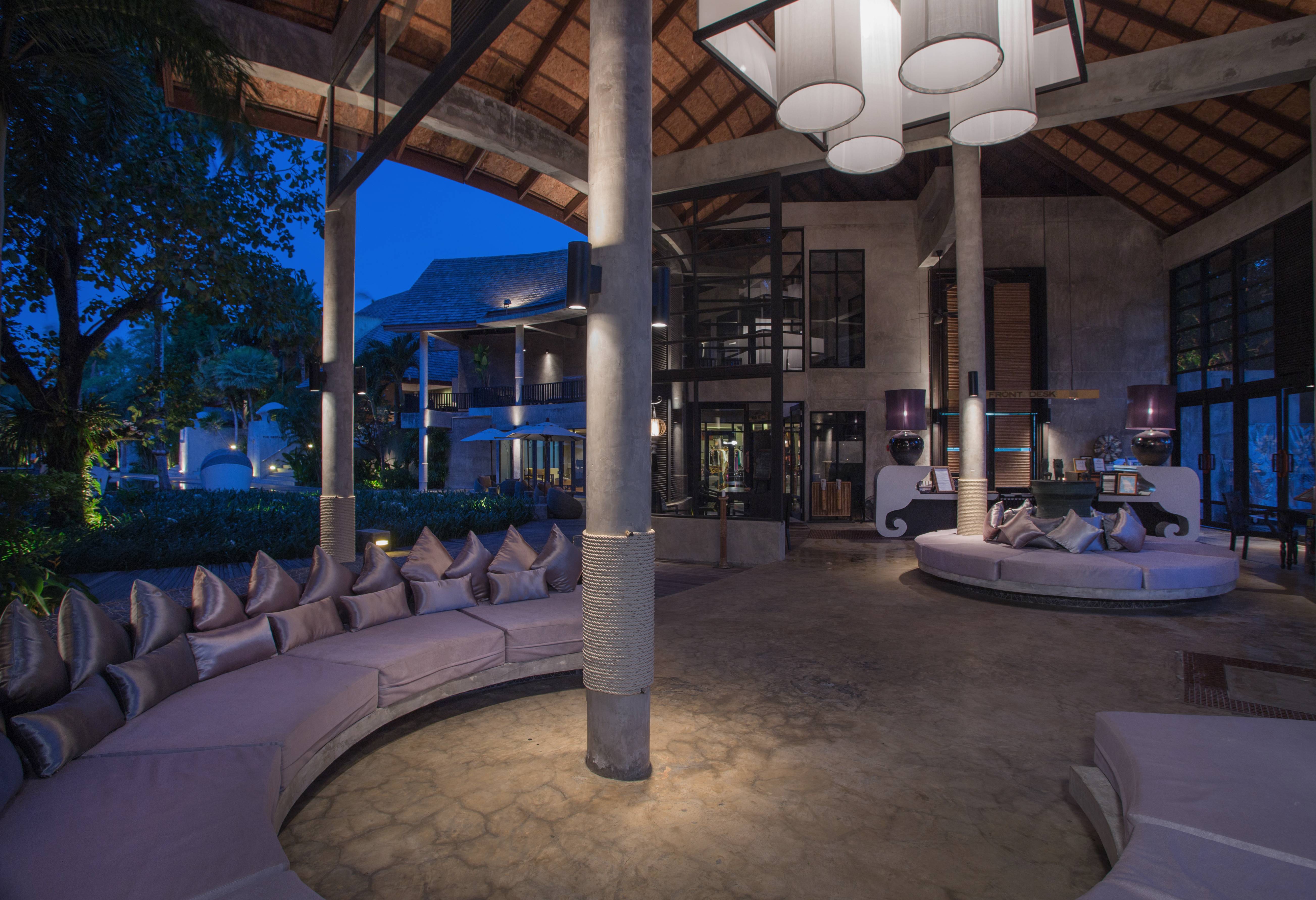 De lobby van The Dewa op Koh Chang, Thailand