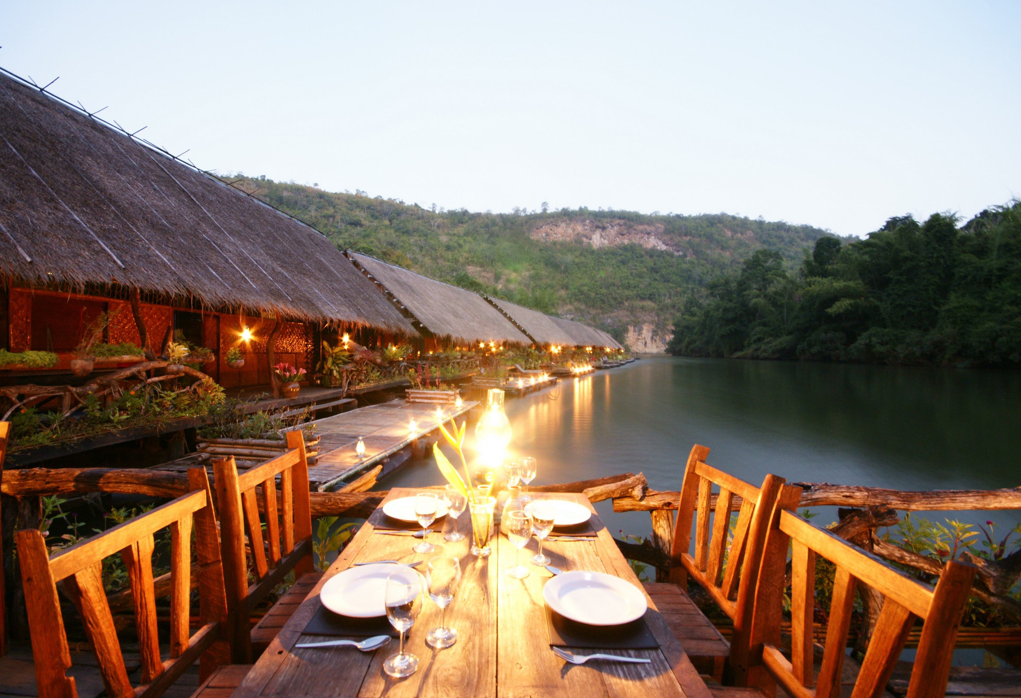 River Kwai Jungle Rafts in Kanchanaburi, Thailand