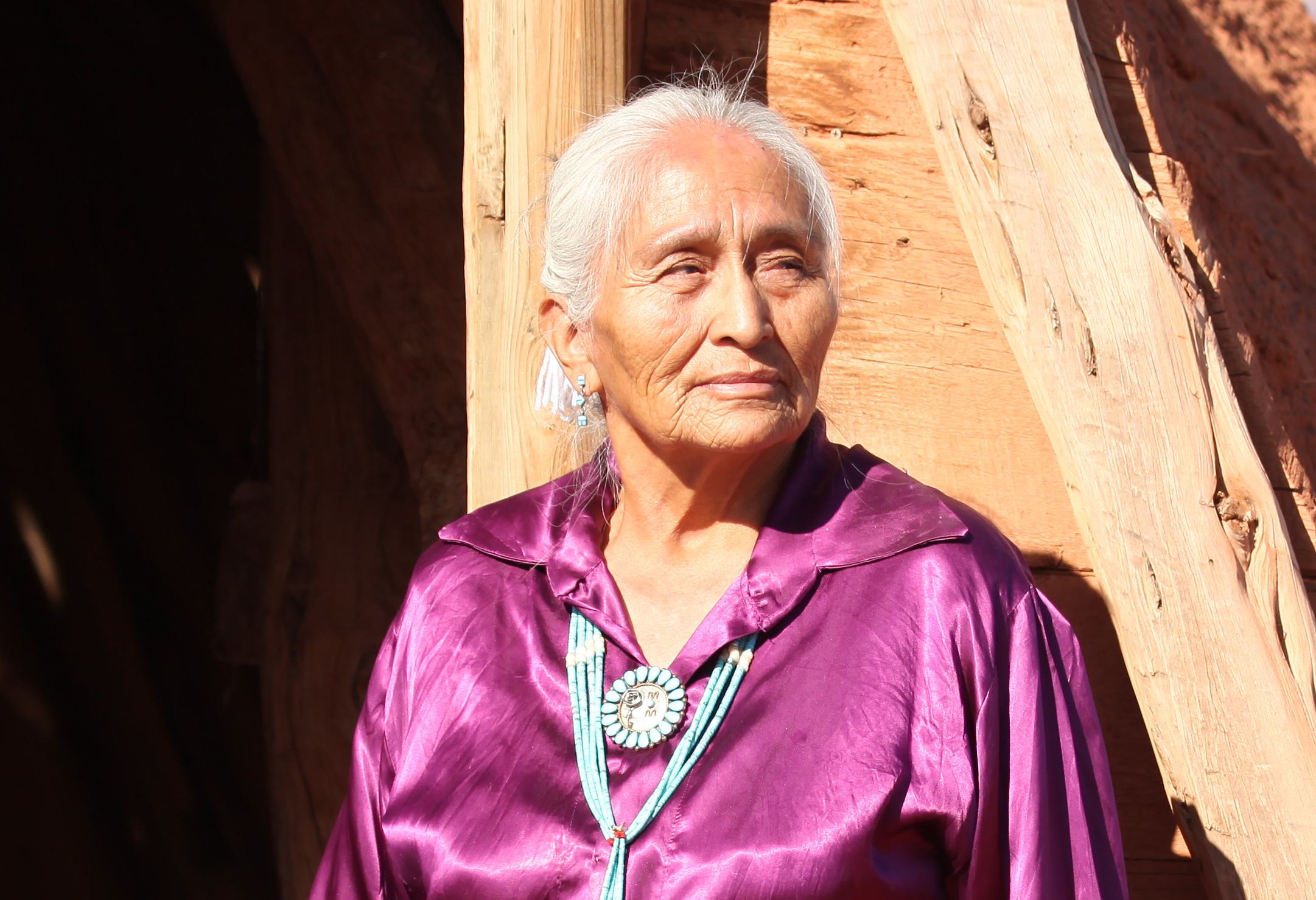 Cherokee vrouw in Amerika