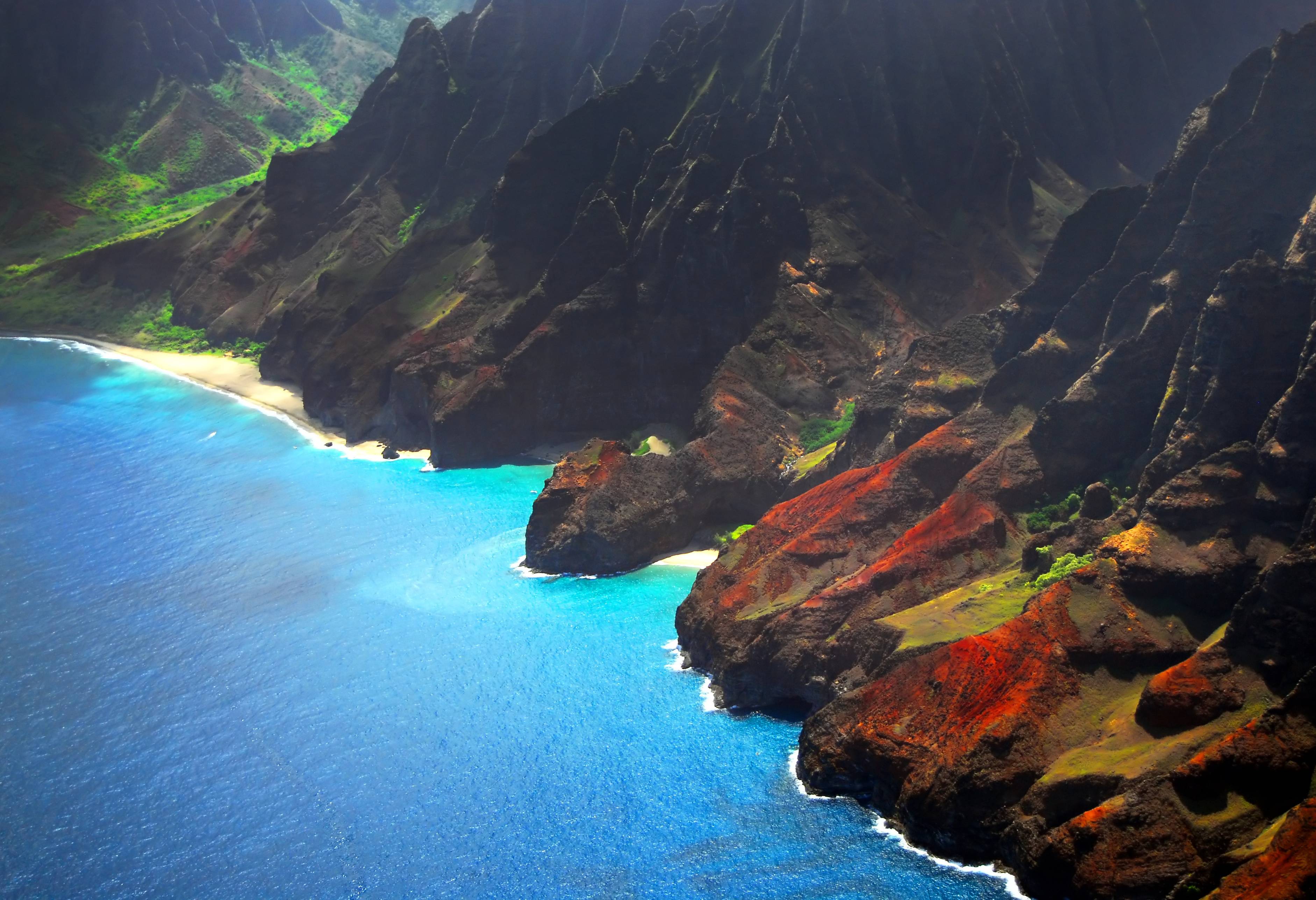 Kustlijn van Kauai Hawaii