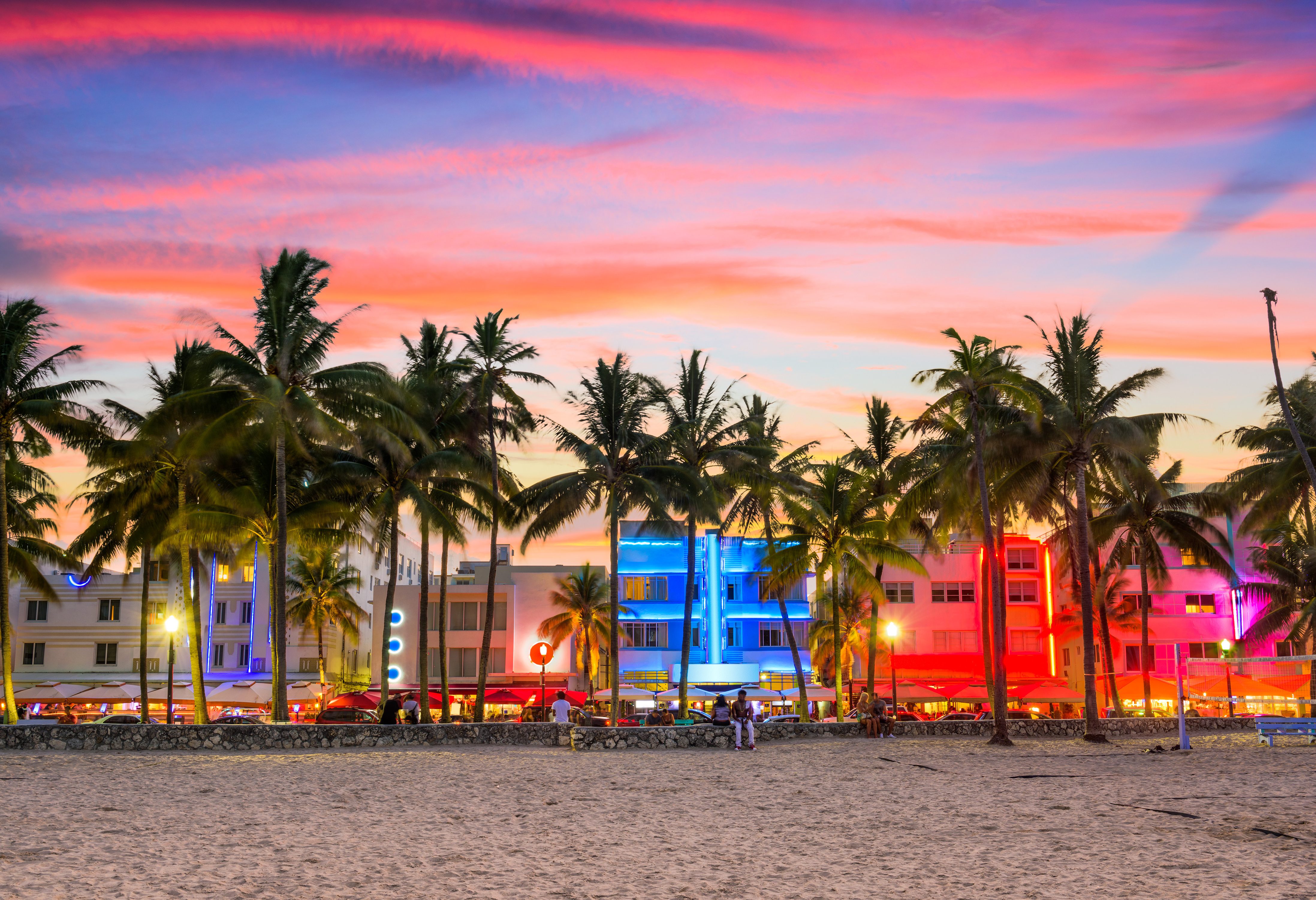 Ocean Drive in Miami Florida