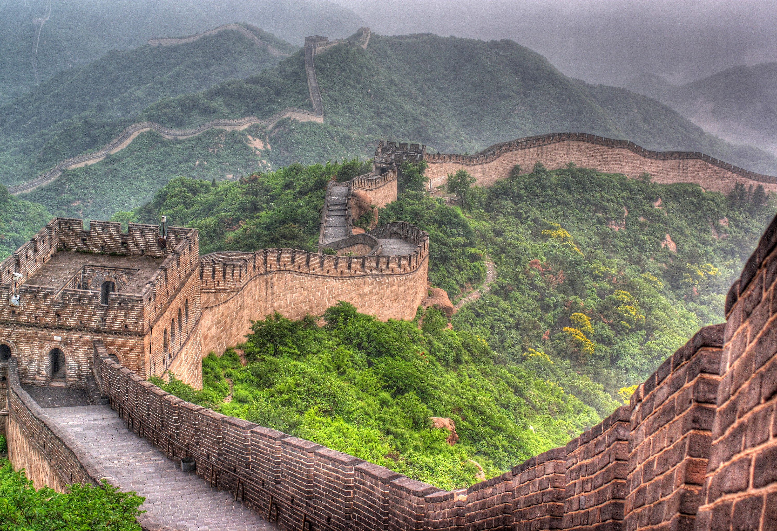 De Chinese Muur in China