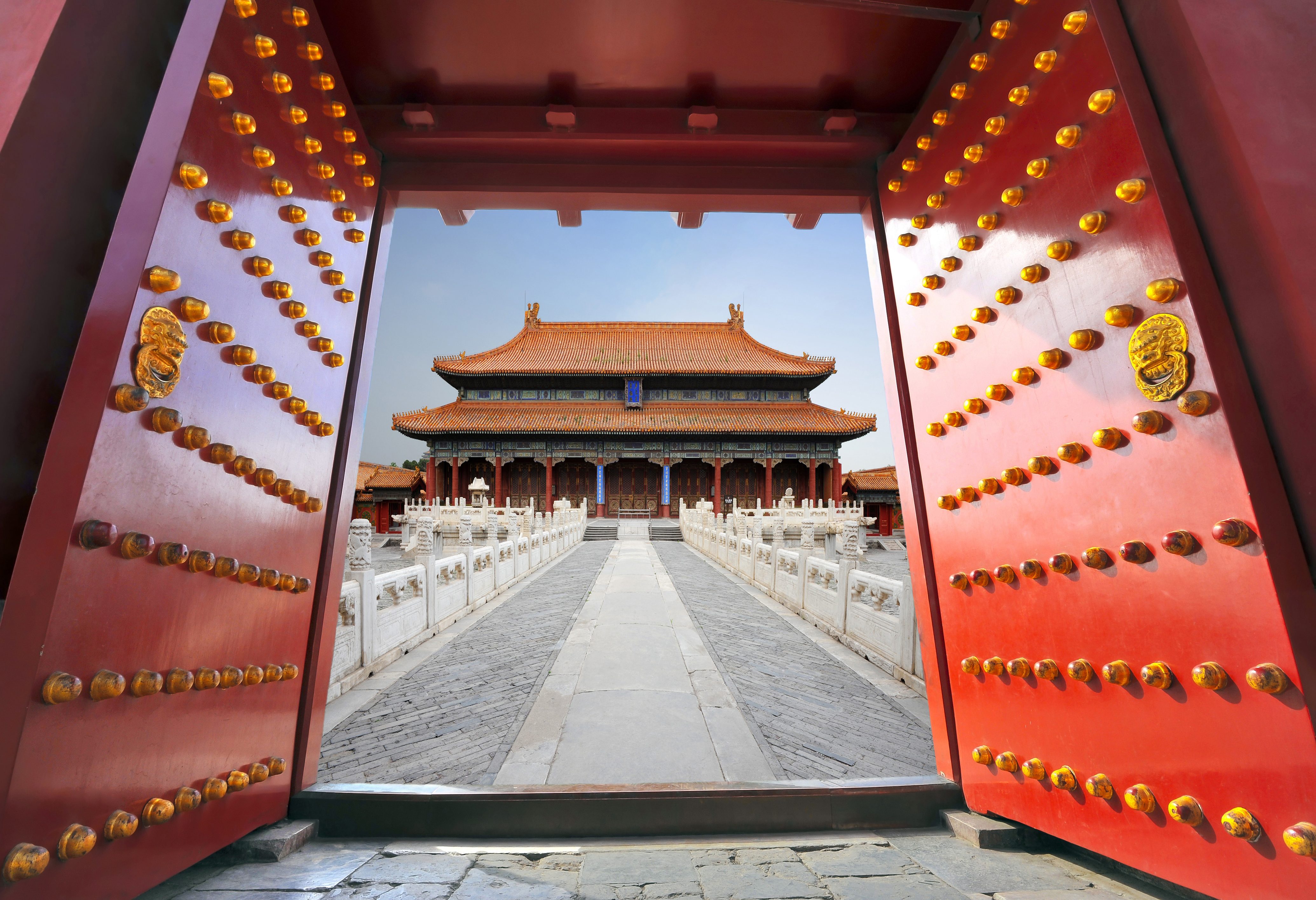 De Verboden Stad in Beijing in China