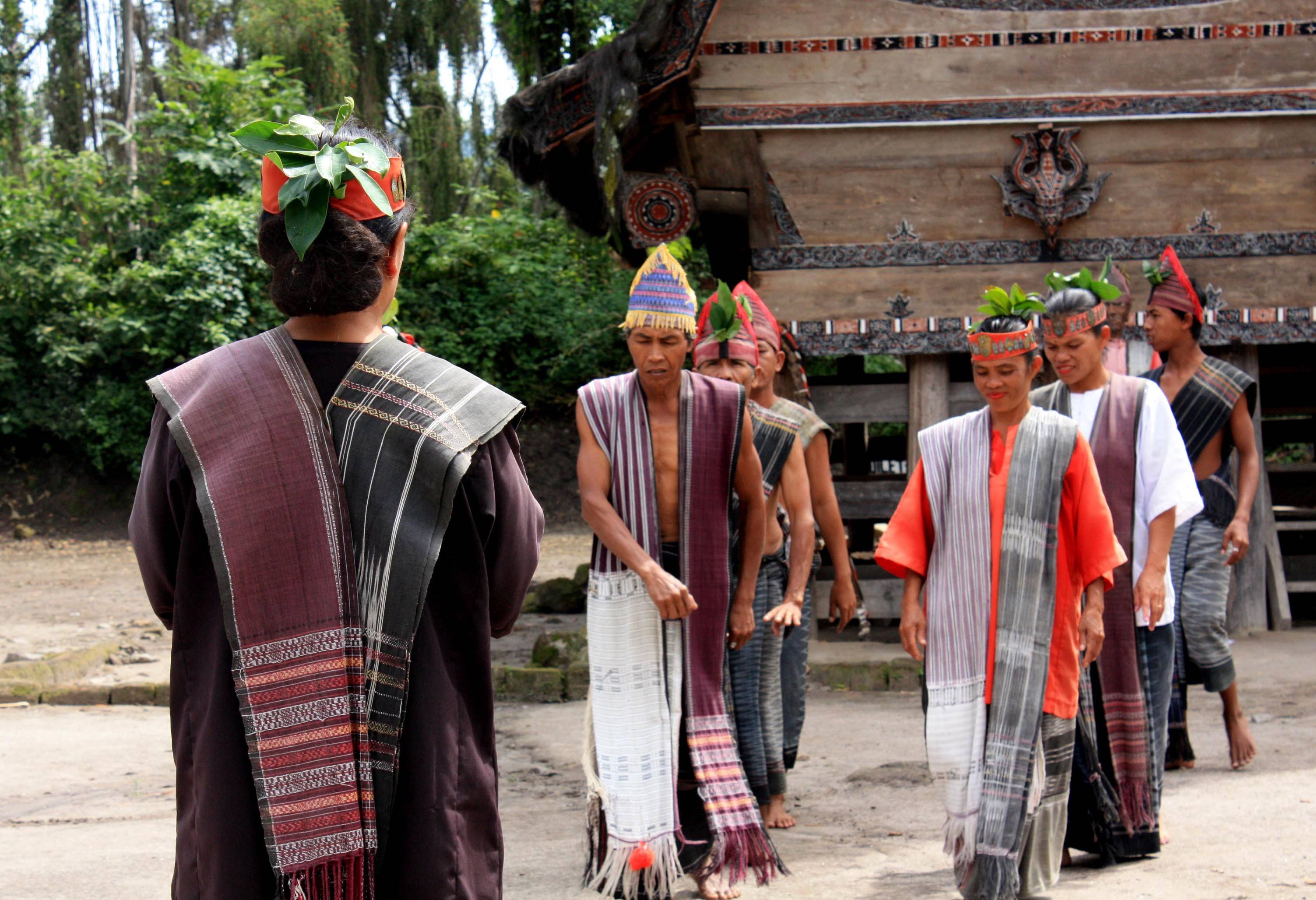 Batak bevolking Samosir Toba meer Sumatra