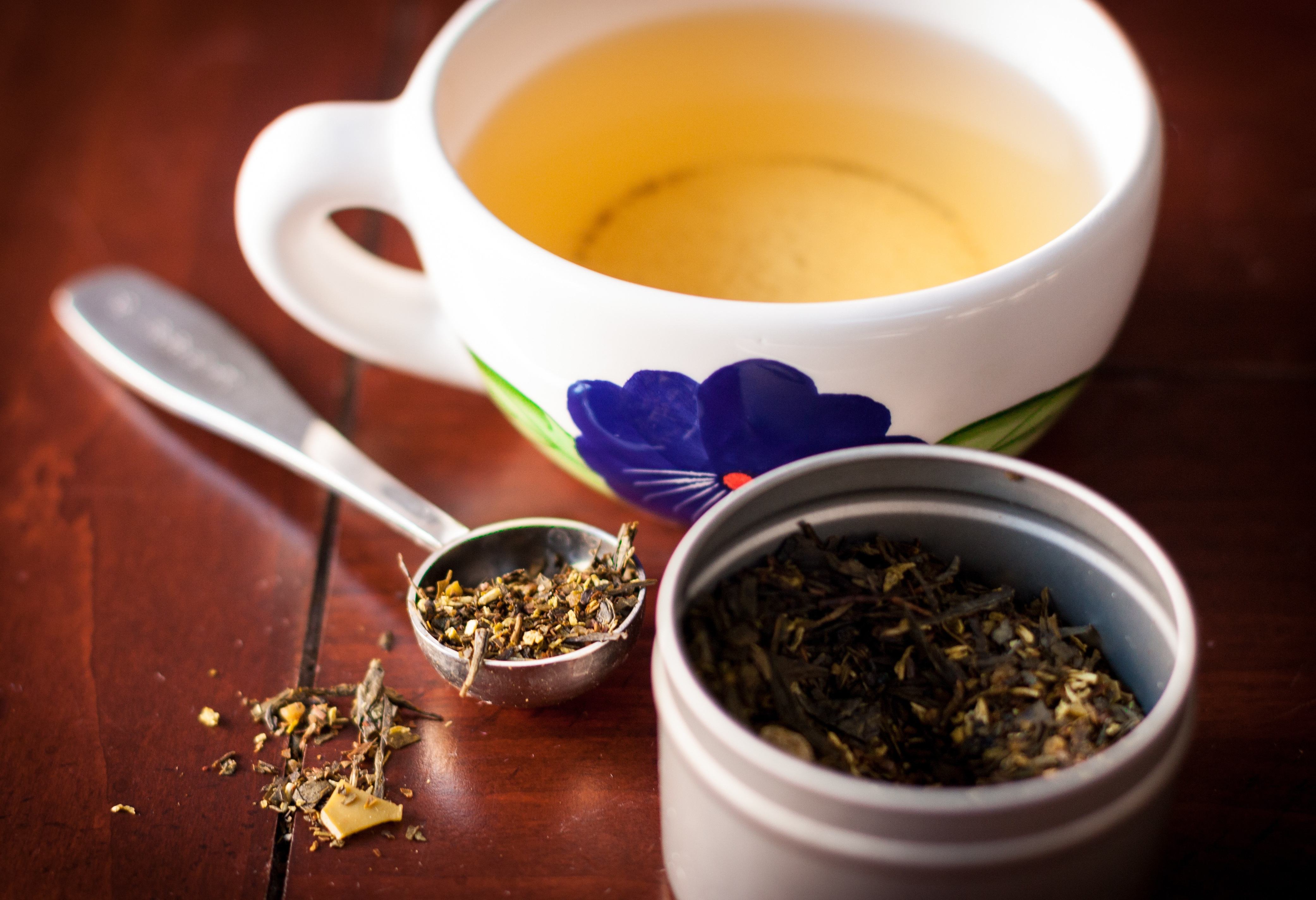 Oolong thee bij de theeplantage nabij Doi Mae Salong in Thailand