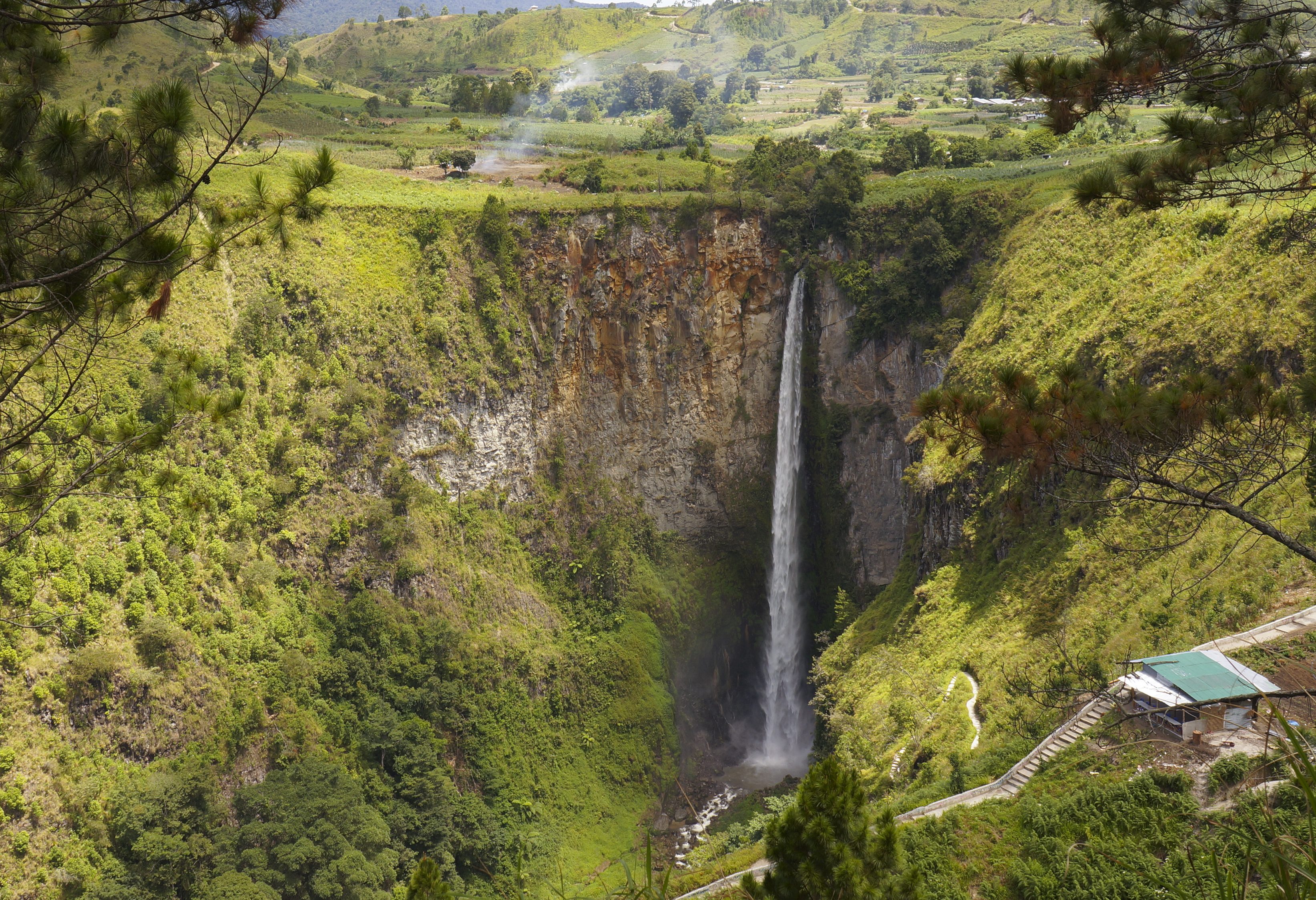 Sipiso piso waterval Sumatra
