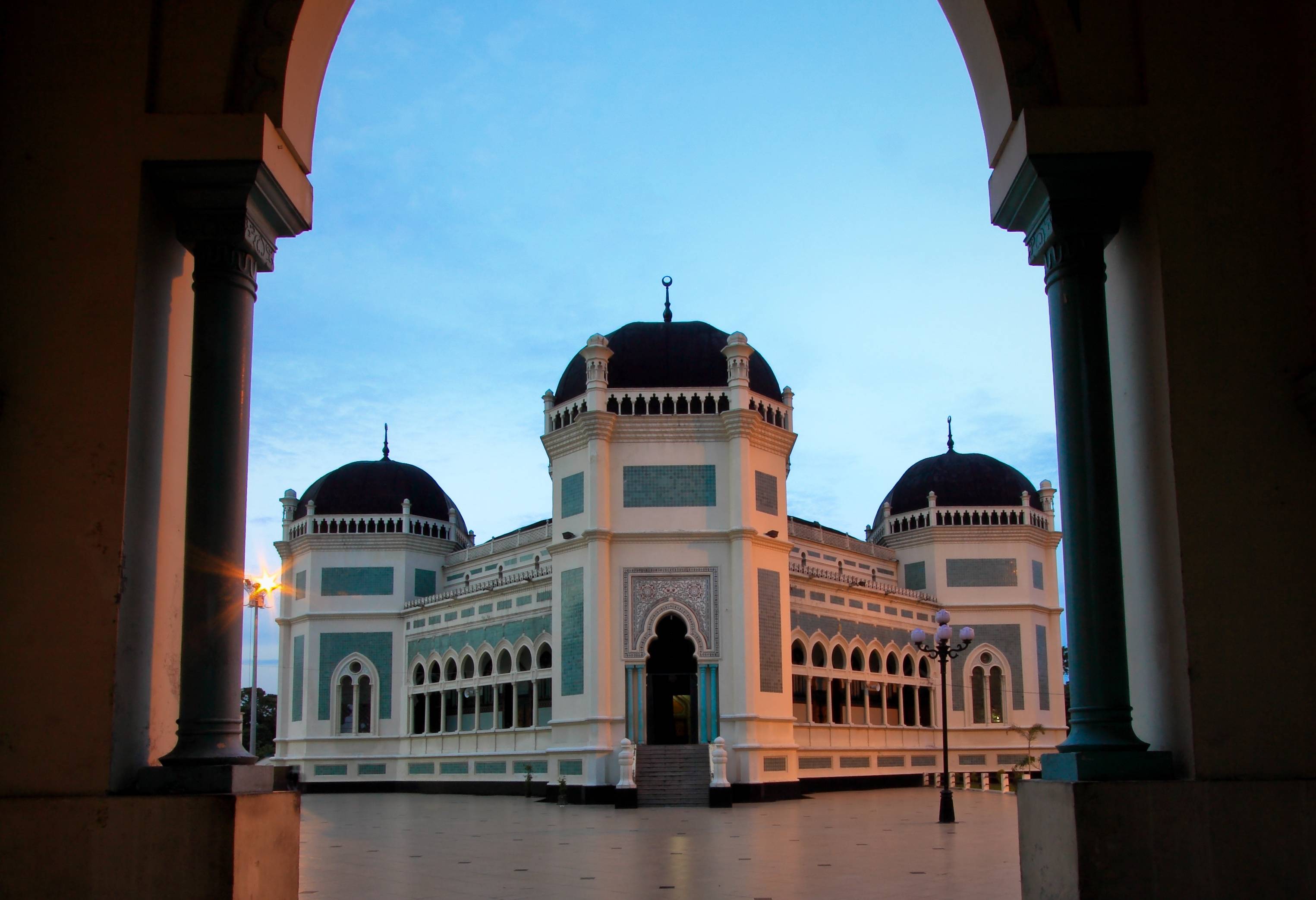 Grand Mosque in Medan Sumatra