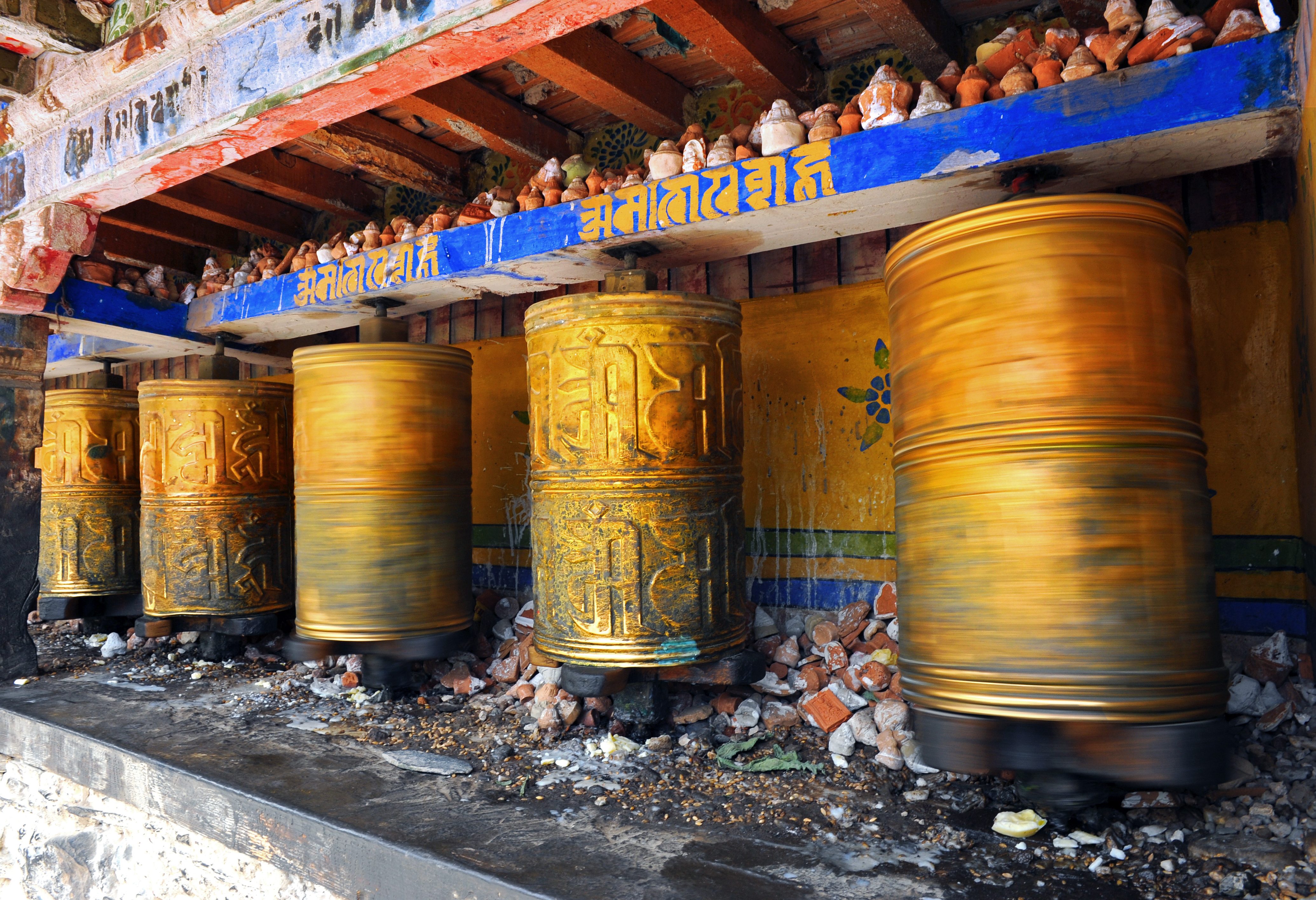 Gebedsmolens in China