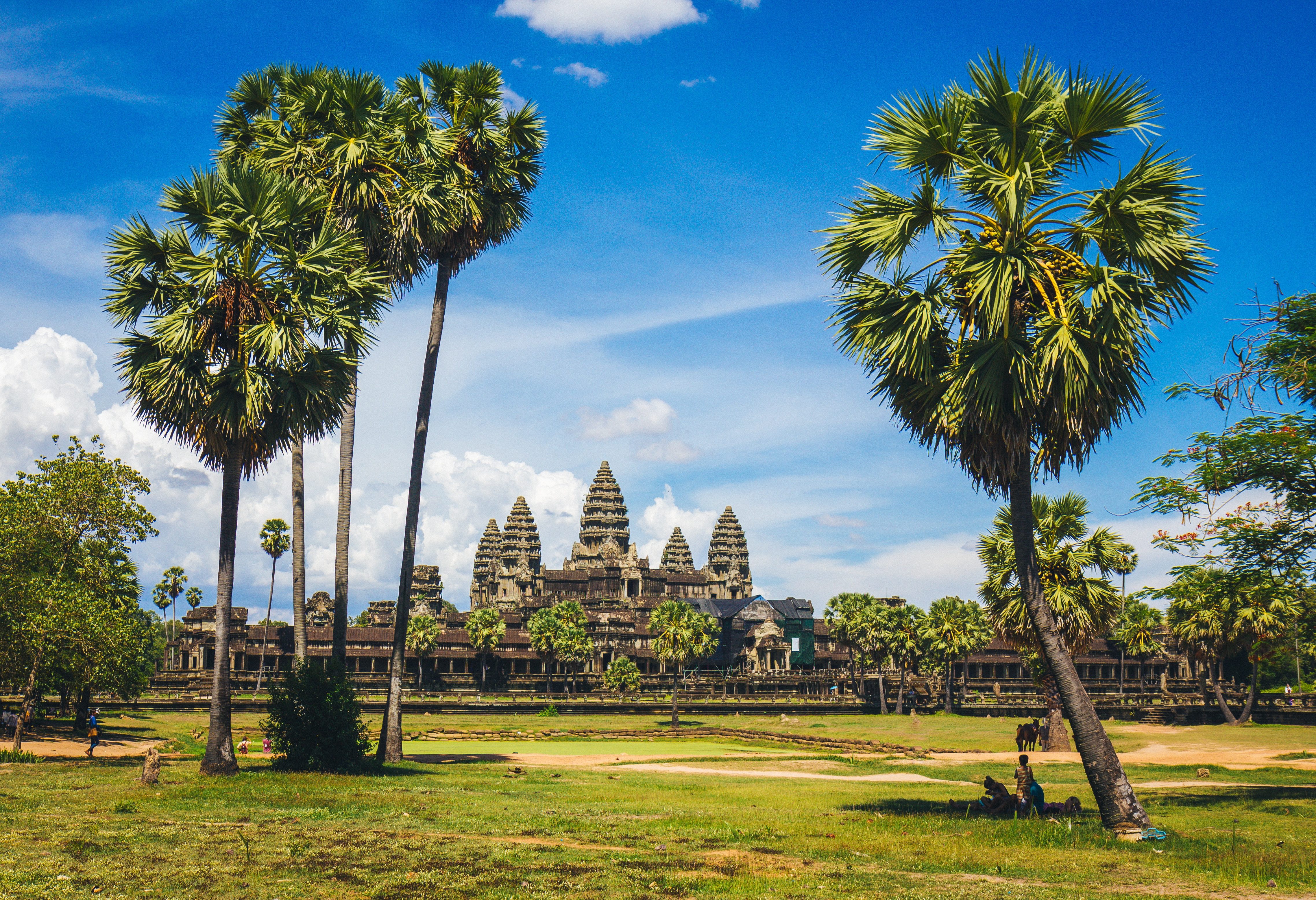 Angkor Wat tempel in het Angkor tempelcomplex in Cambodja