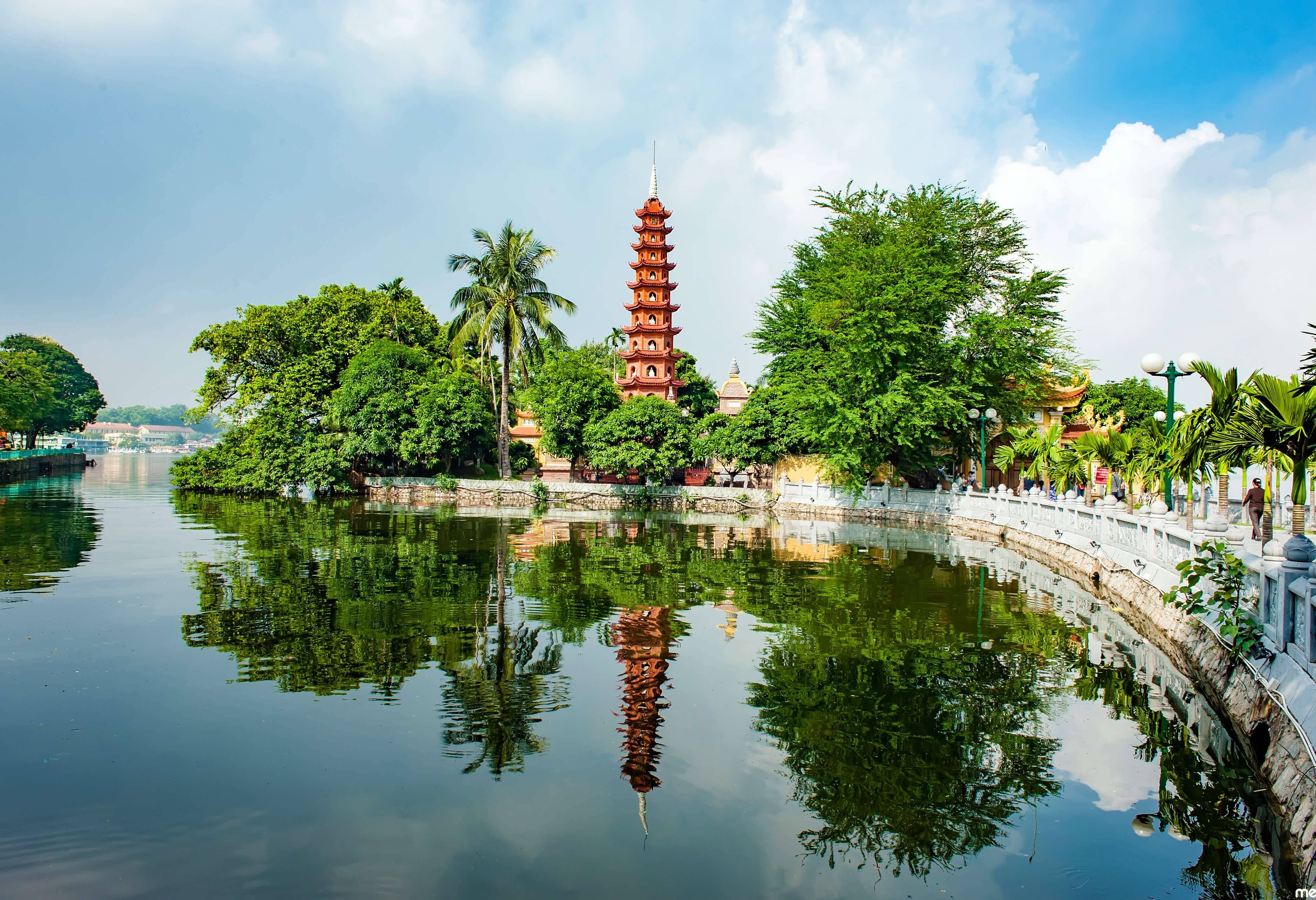 Tran Quoc pagode in Hanoi, Vietnam