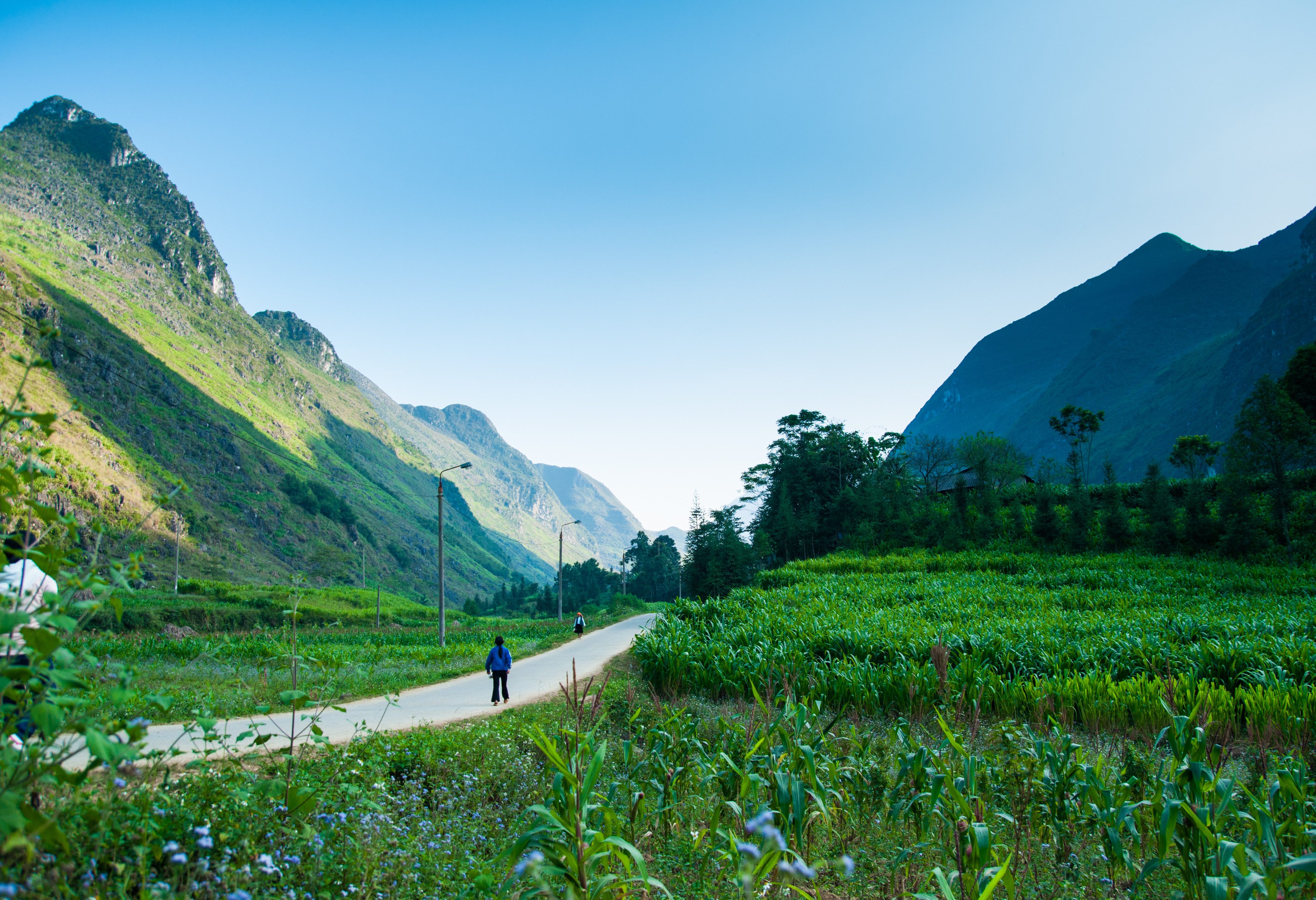 Meo Vac in de regio Ha Giang in Vietnam