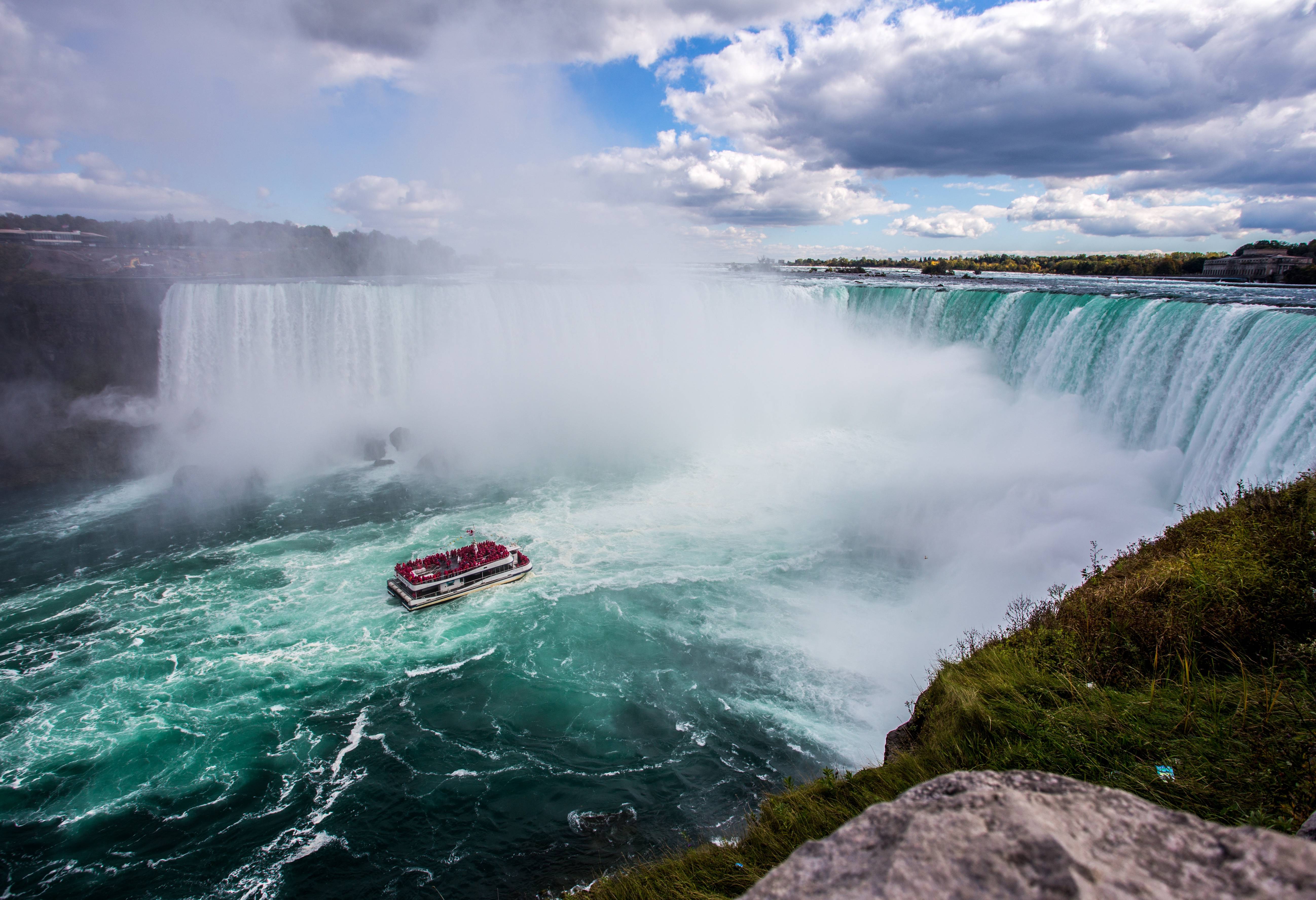 Hornblower cruise bij Niagara Falls Canada