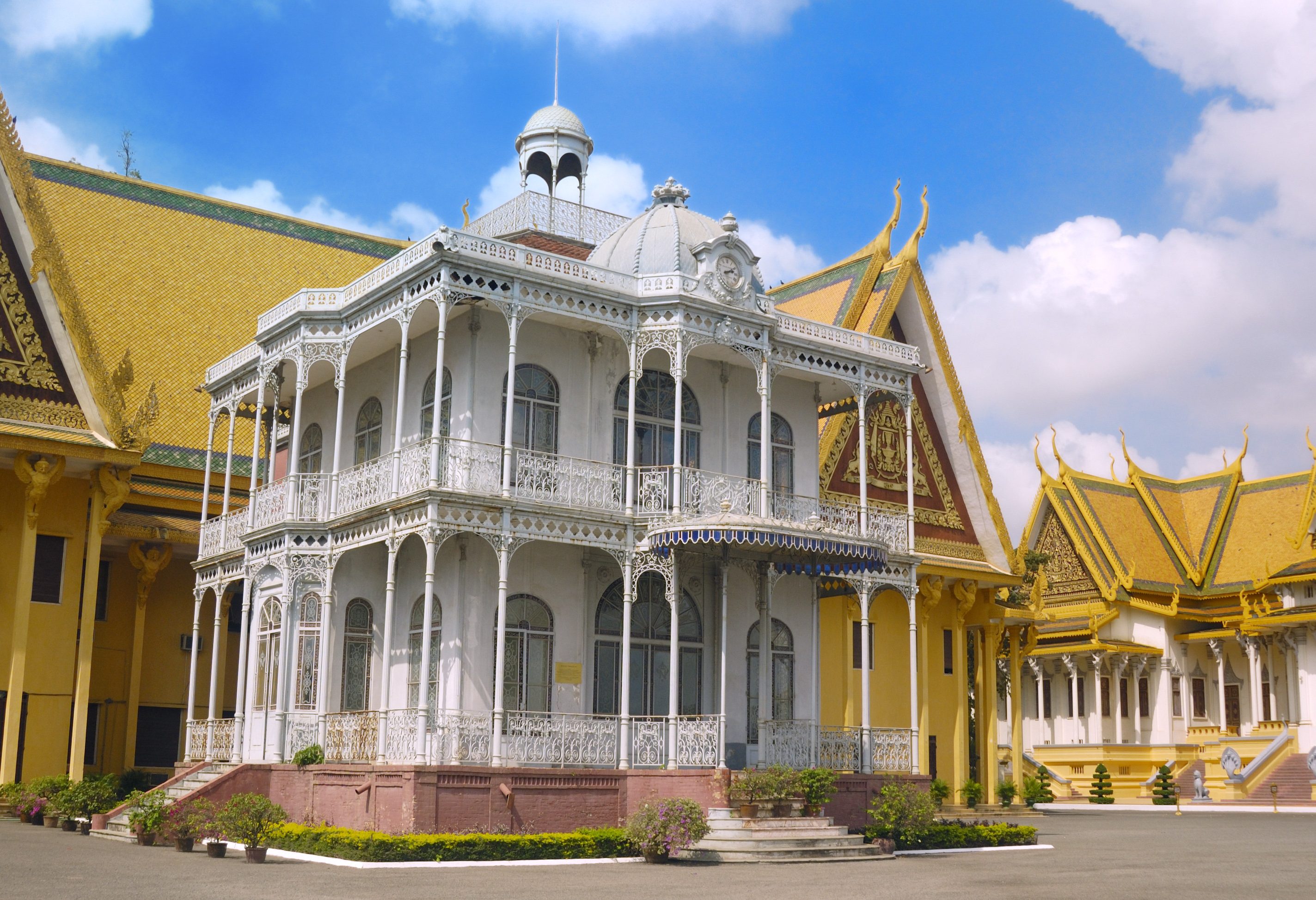 Royal Palace in Phnom Penh, Cambodja