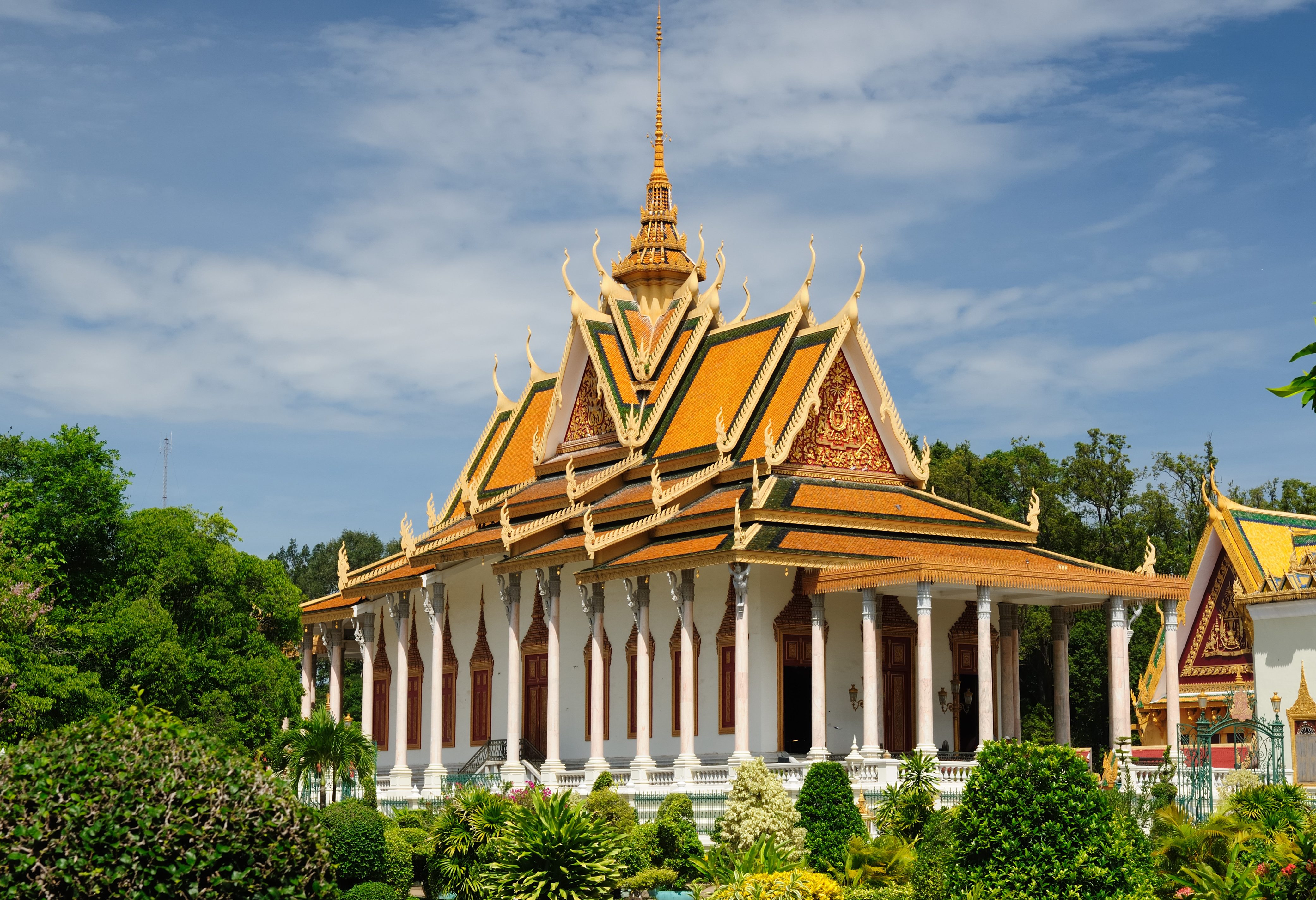 Royal Palace in Phnom Penh, Cambodja