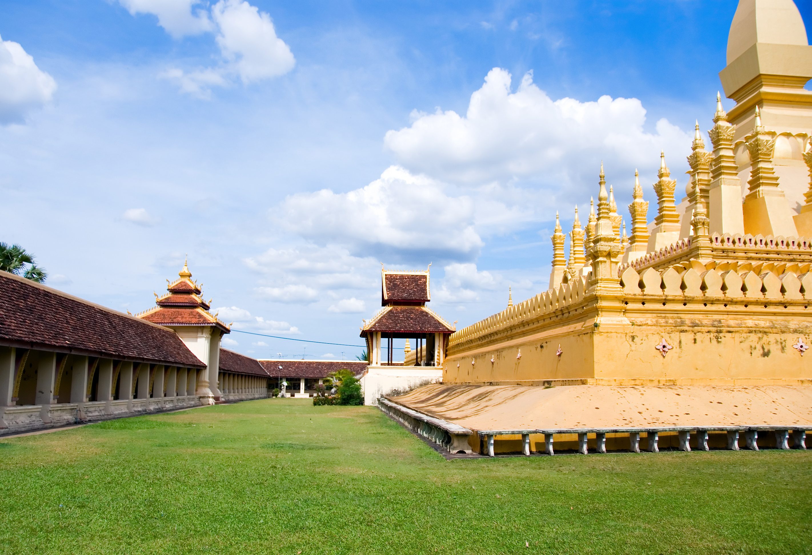 Pha That Luang in Vientiane, Laos