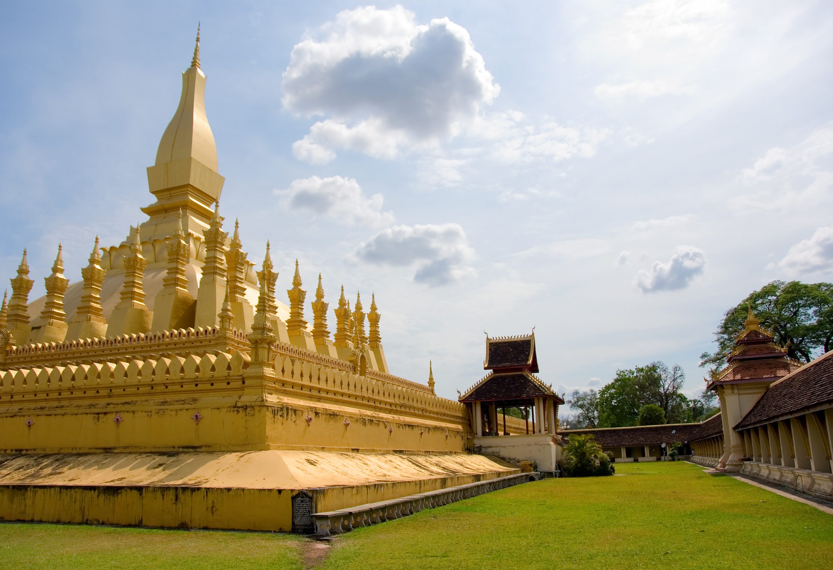 Pha That Luang in Vientiane, Laos