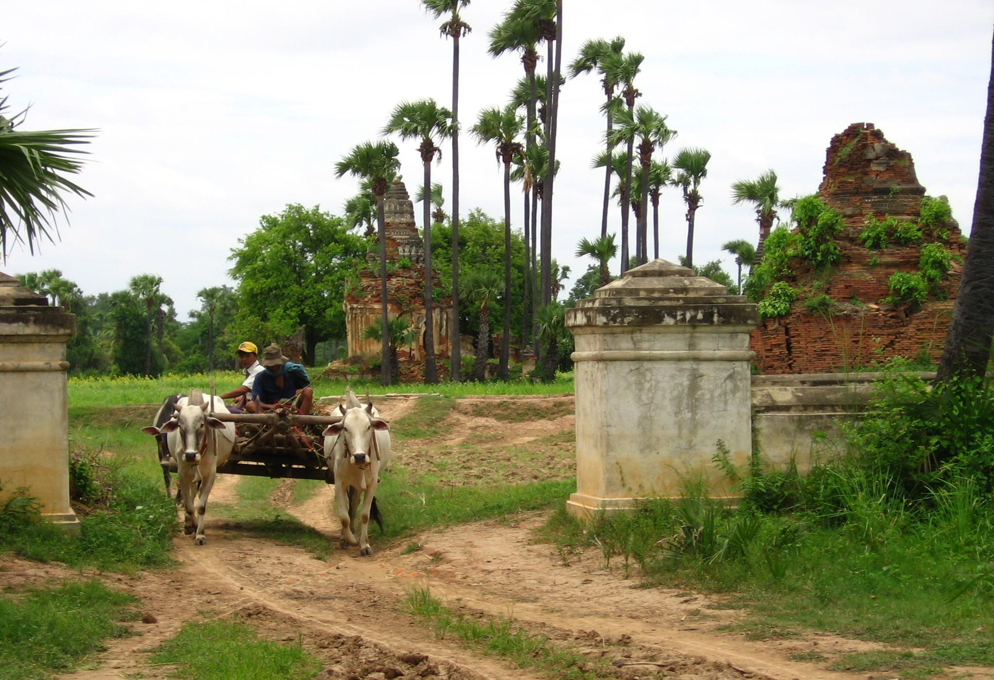 Inwa vlakbij Mandalay Myanmar