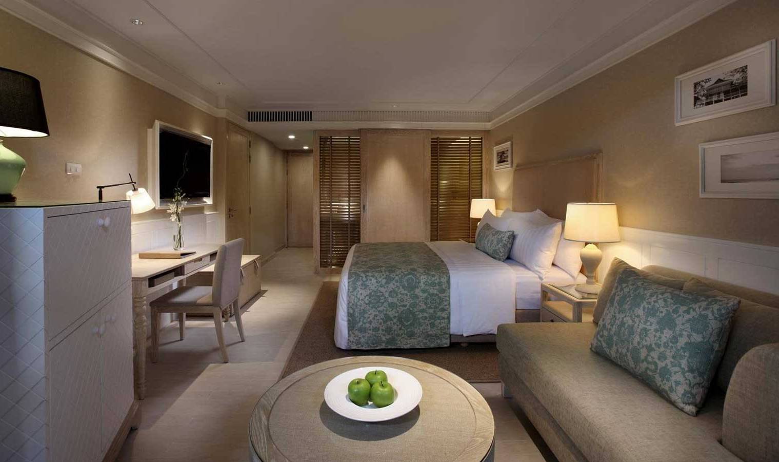 Deluxe Poolview kamer in het Amari Hua Hin in Thailand