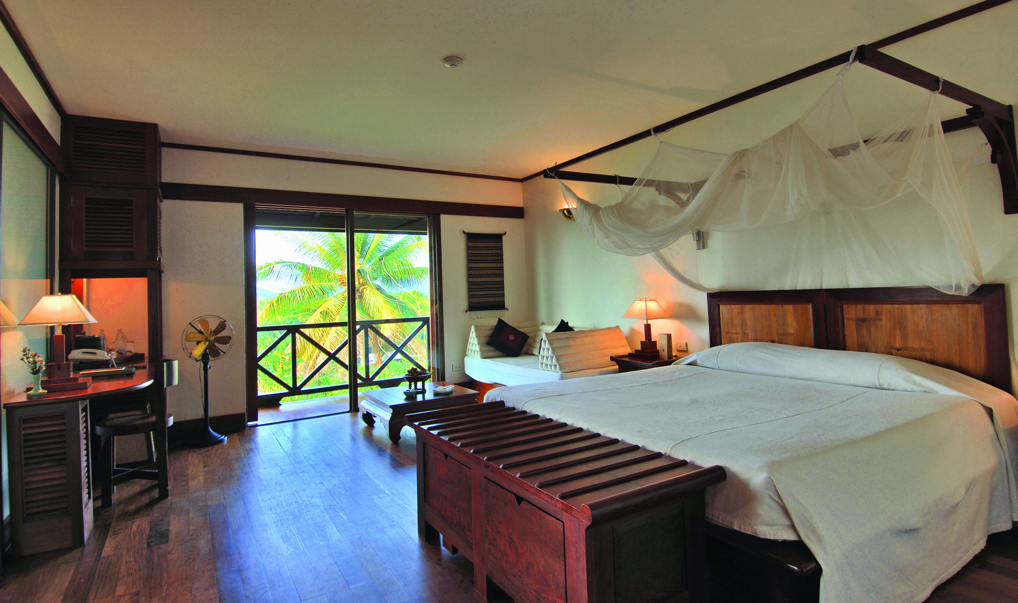 Mountainview kamer in het Belmond La Residence Phou Vao in Luang Prabang in Laos