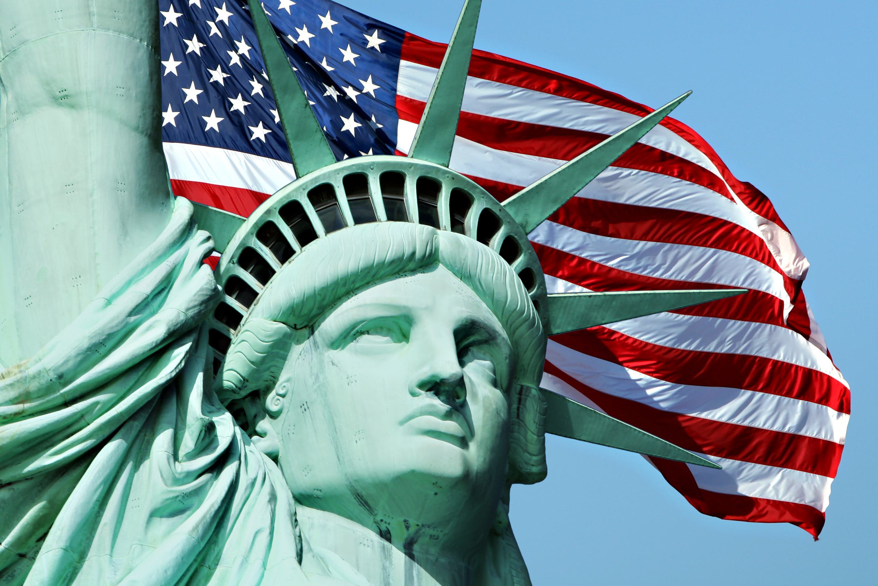 Vrijheidsbeeld in New York Amerika