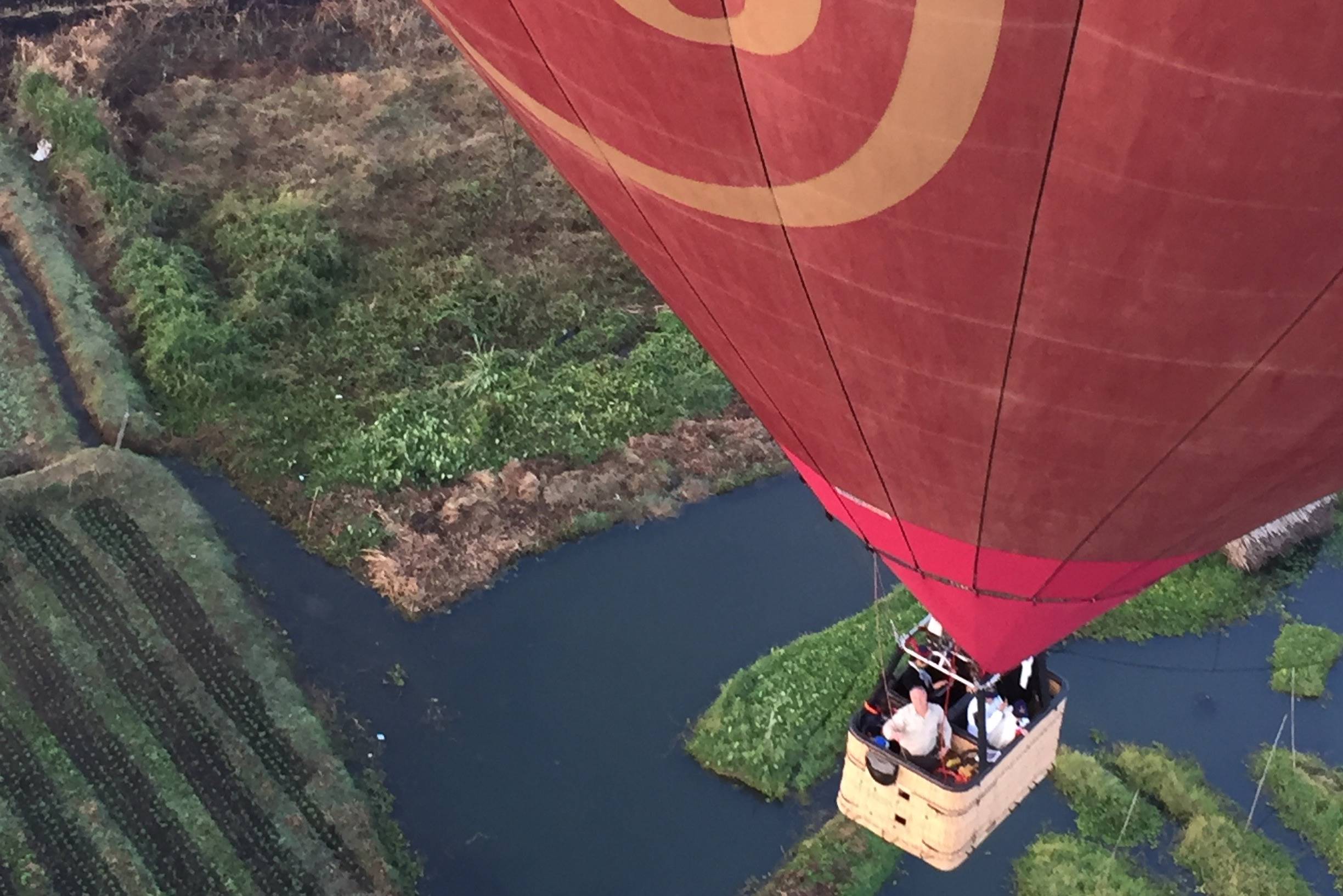 Ballonvaart Inle Lake Myanmar