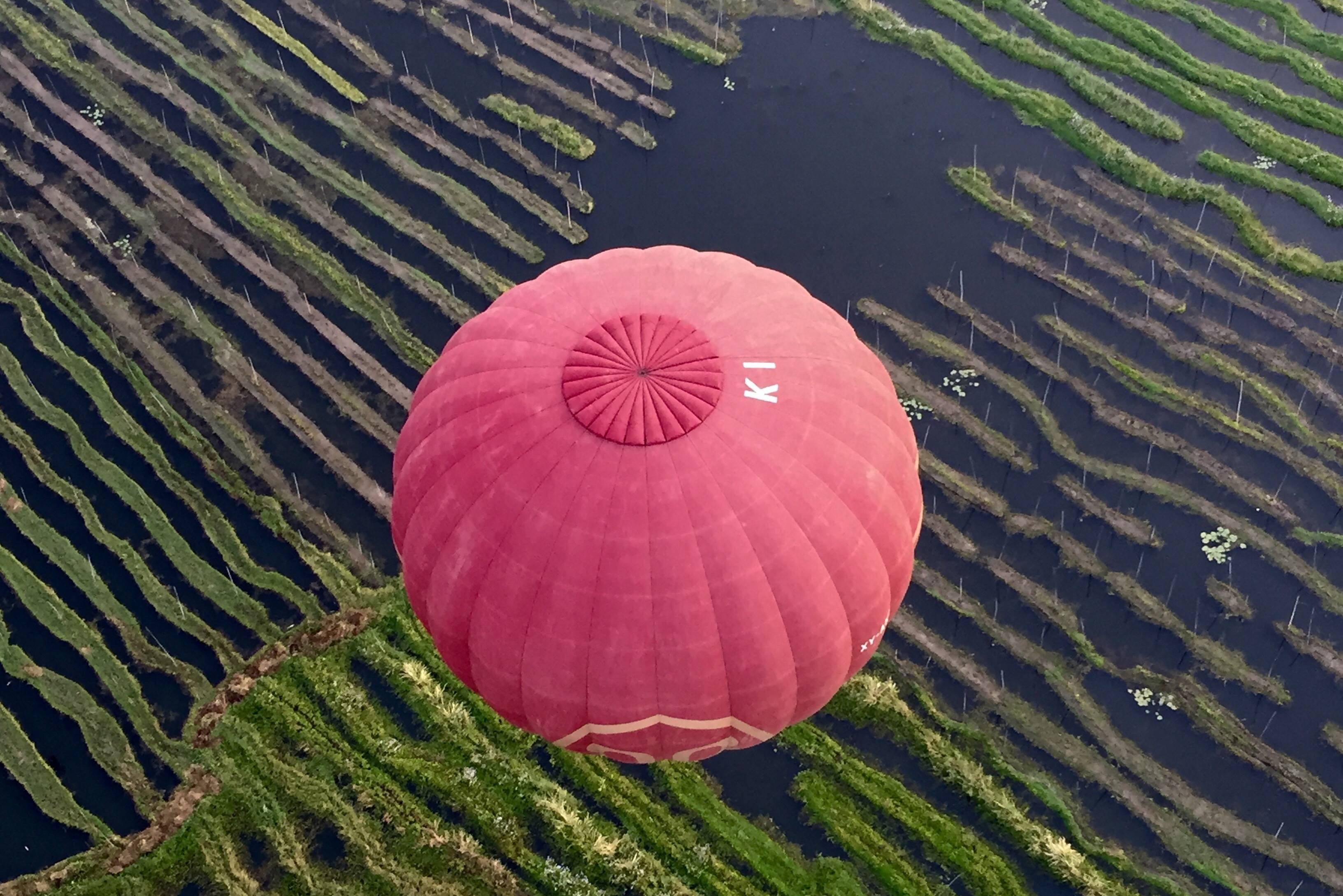Ballonvaart Inle Lake Myanmar