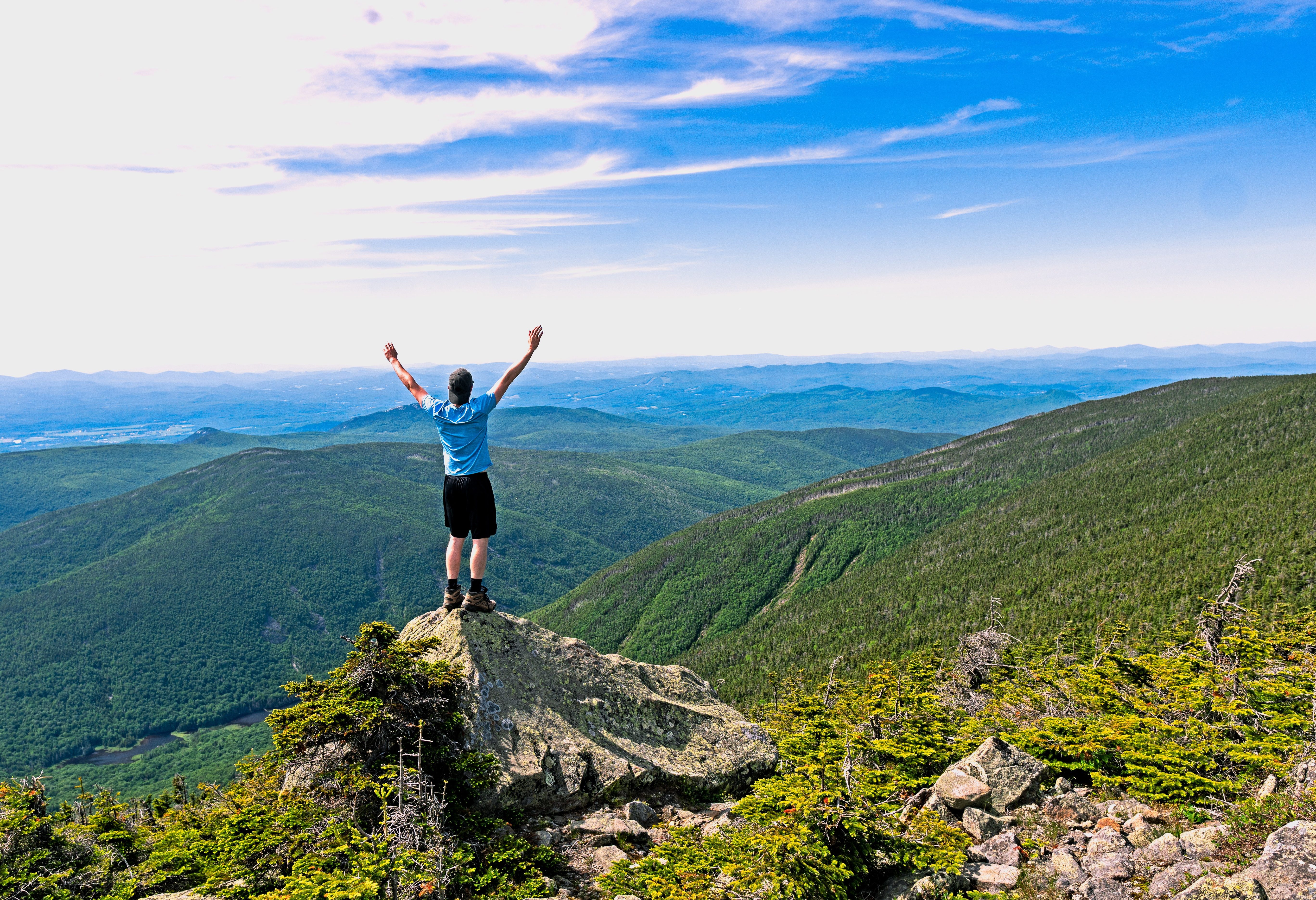 White Mountains in New England in Amerika