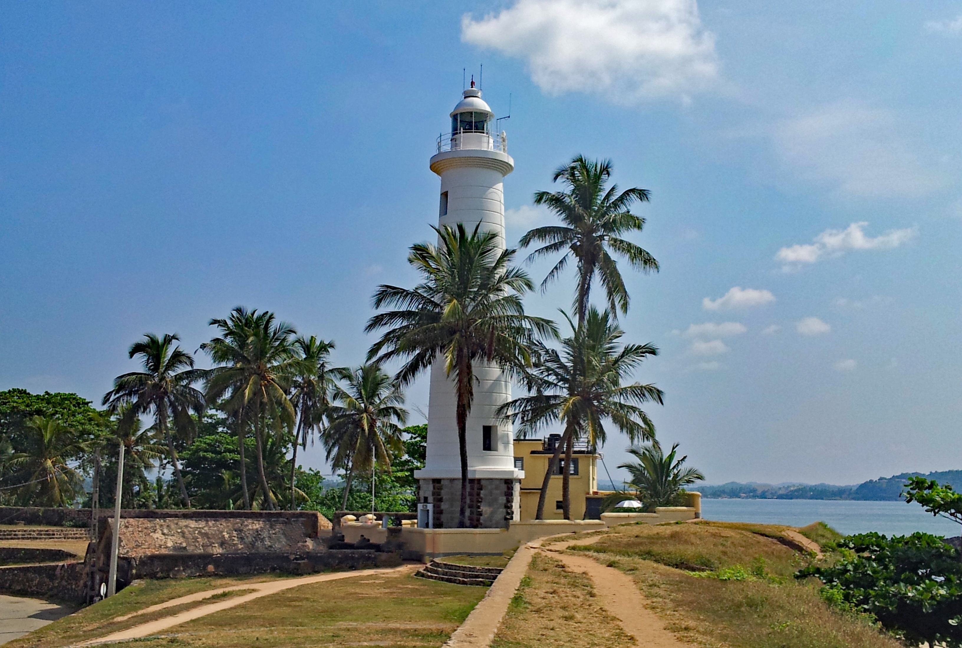 Vuurtoren in Galle Sri Lanka