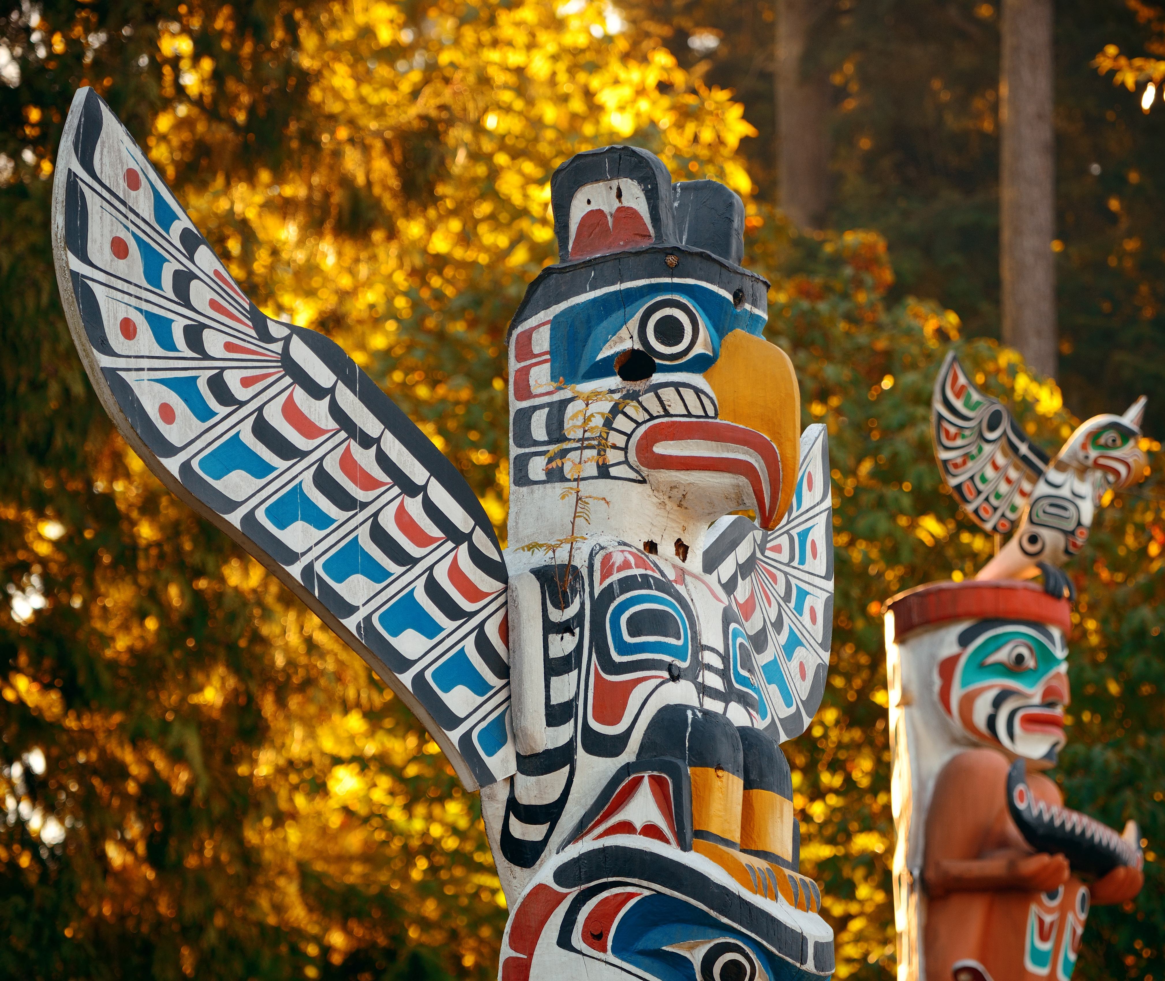 Totempalen in Canada