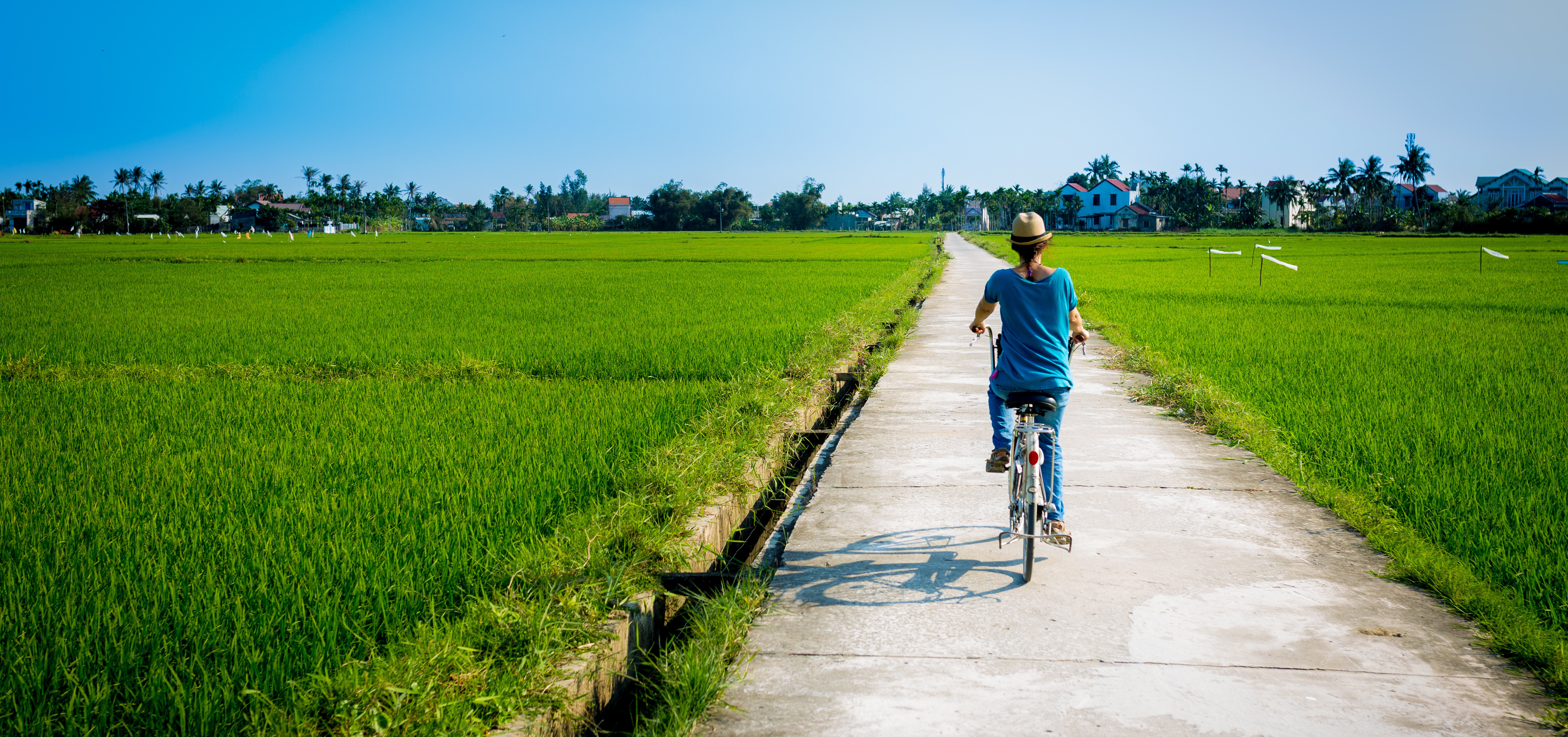 Fietsen in Hanoi Vietnam