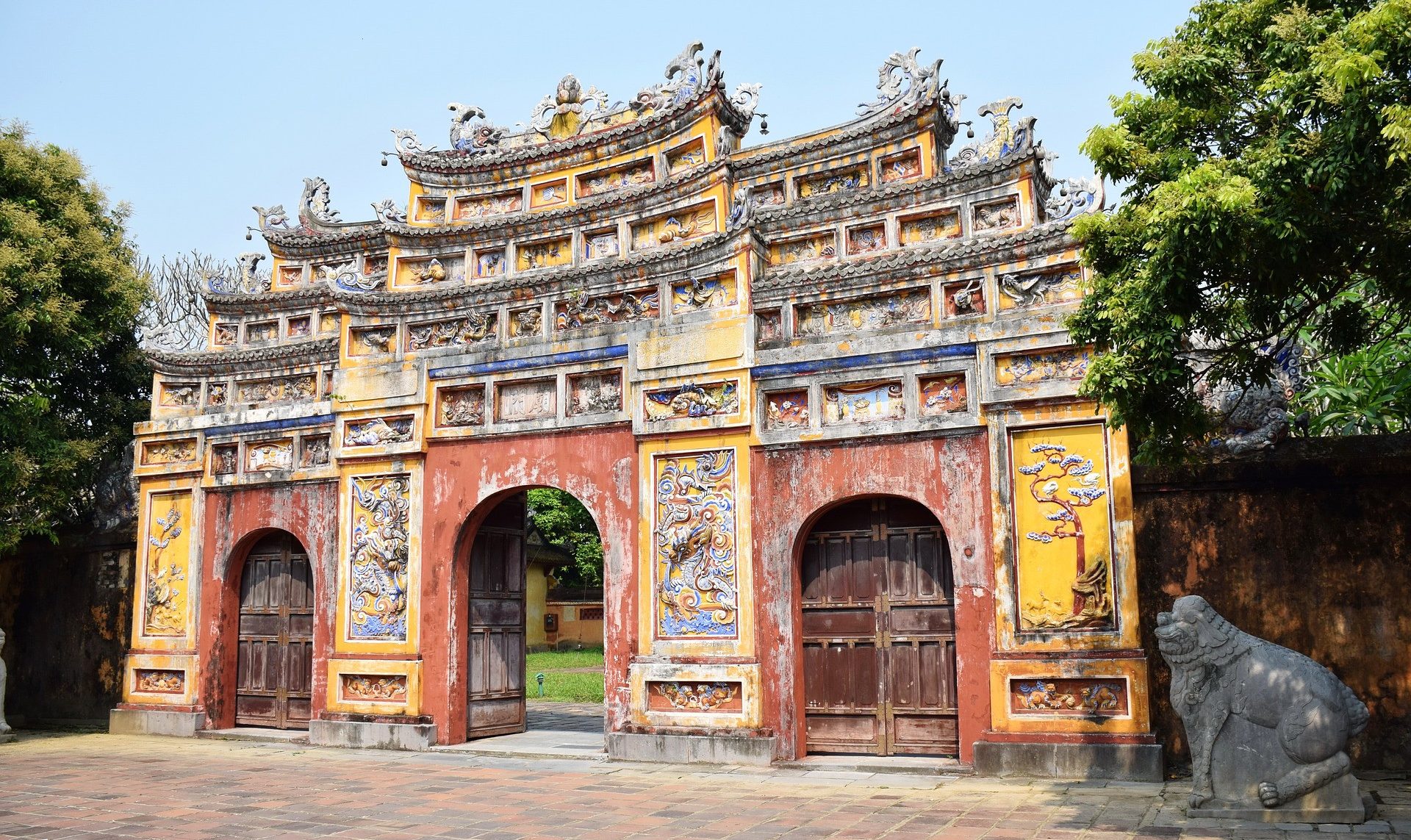 Citadel in Hue Vietnam