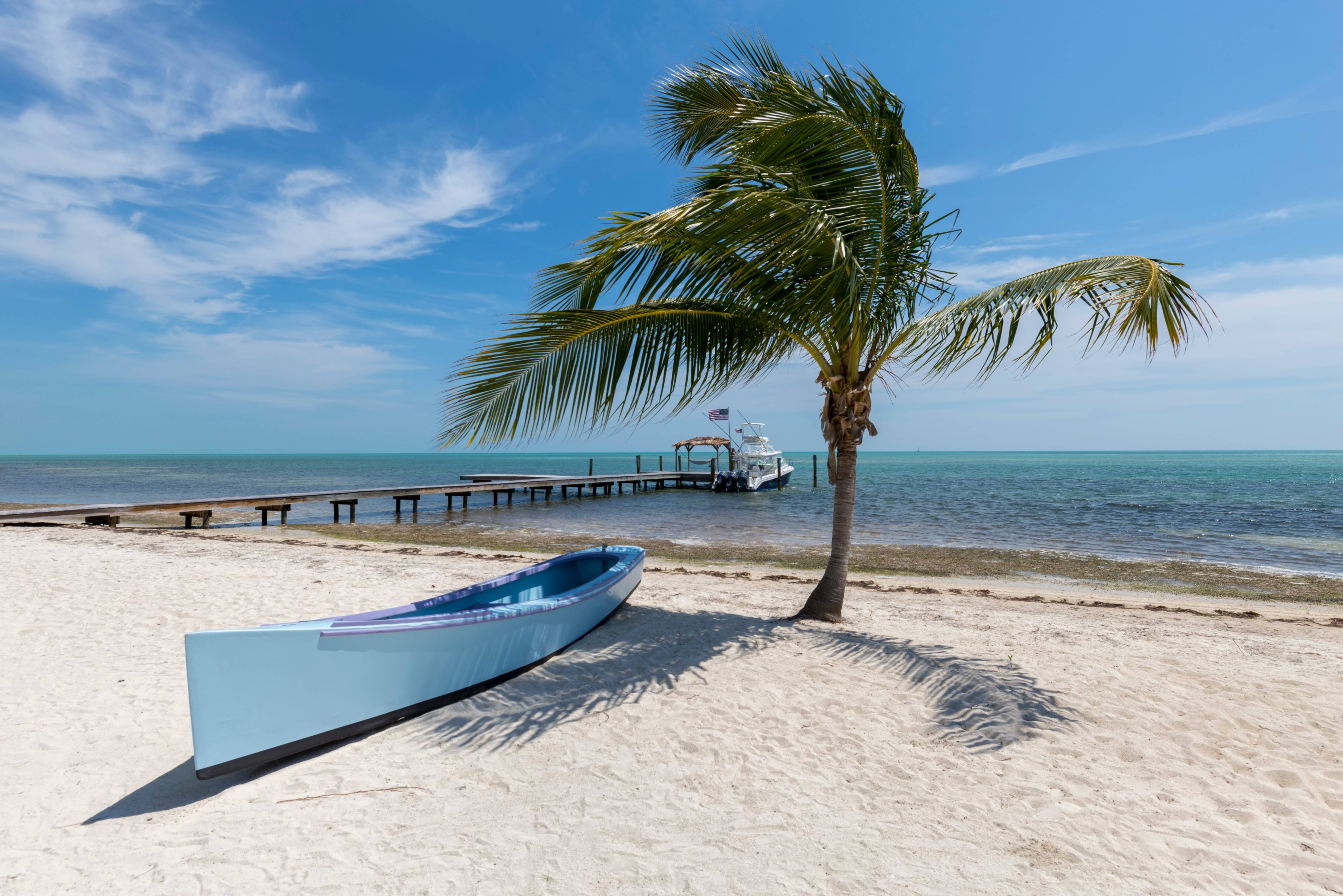Islamorada strand in Florida