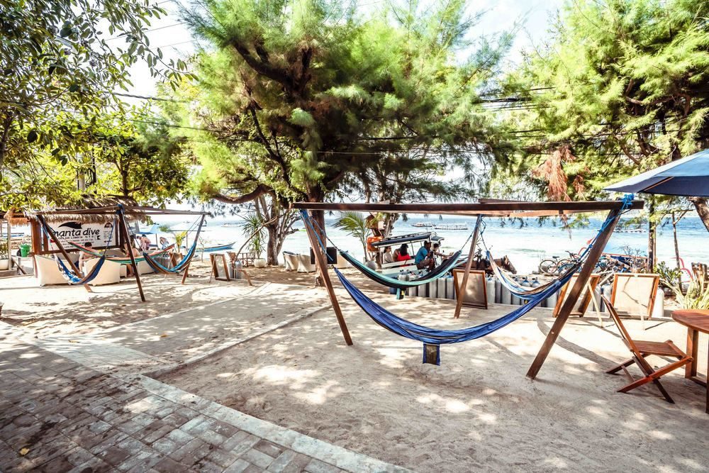 manta dive resort gili air indonesie