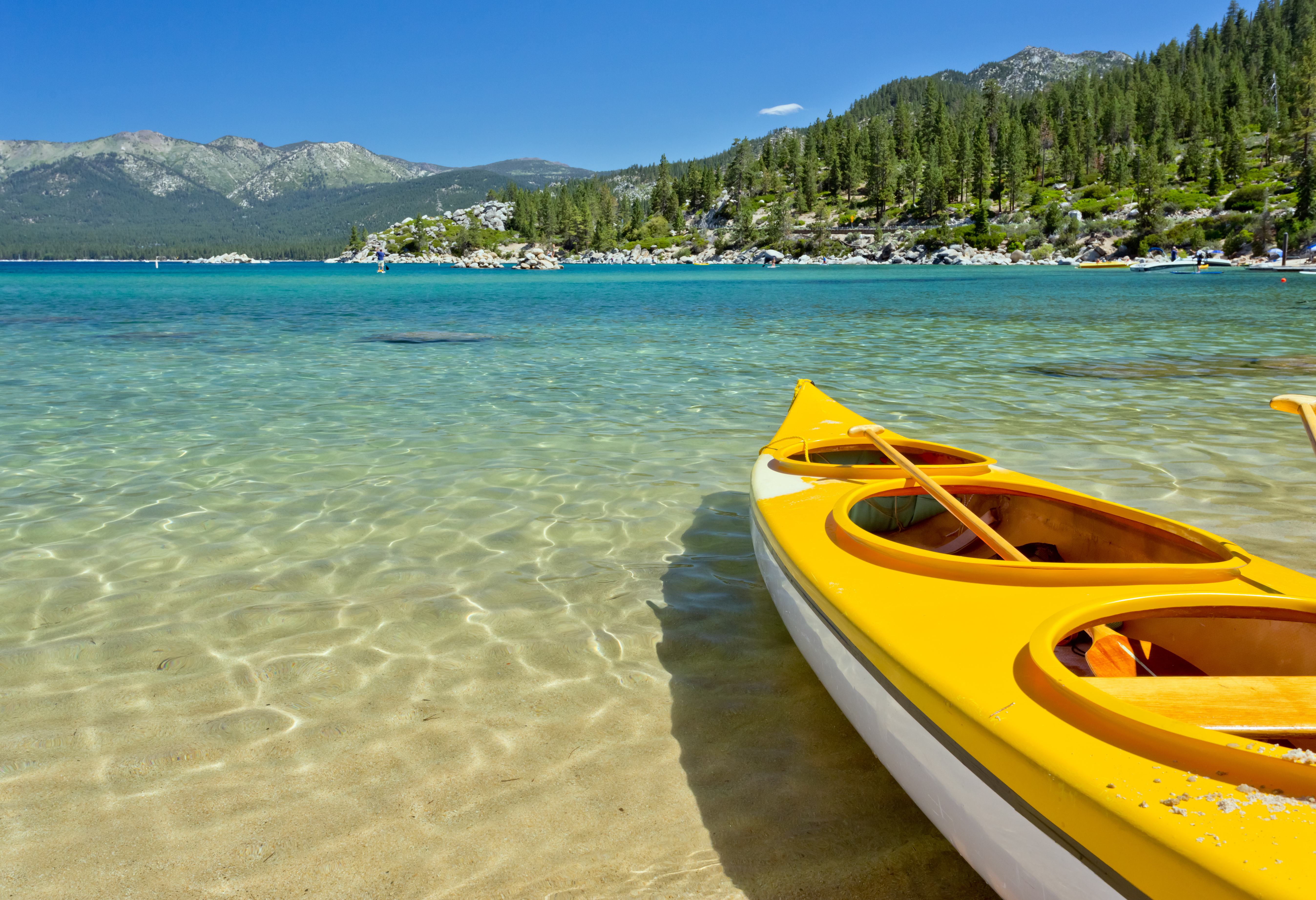 Kayak in Lake Tahoe